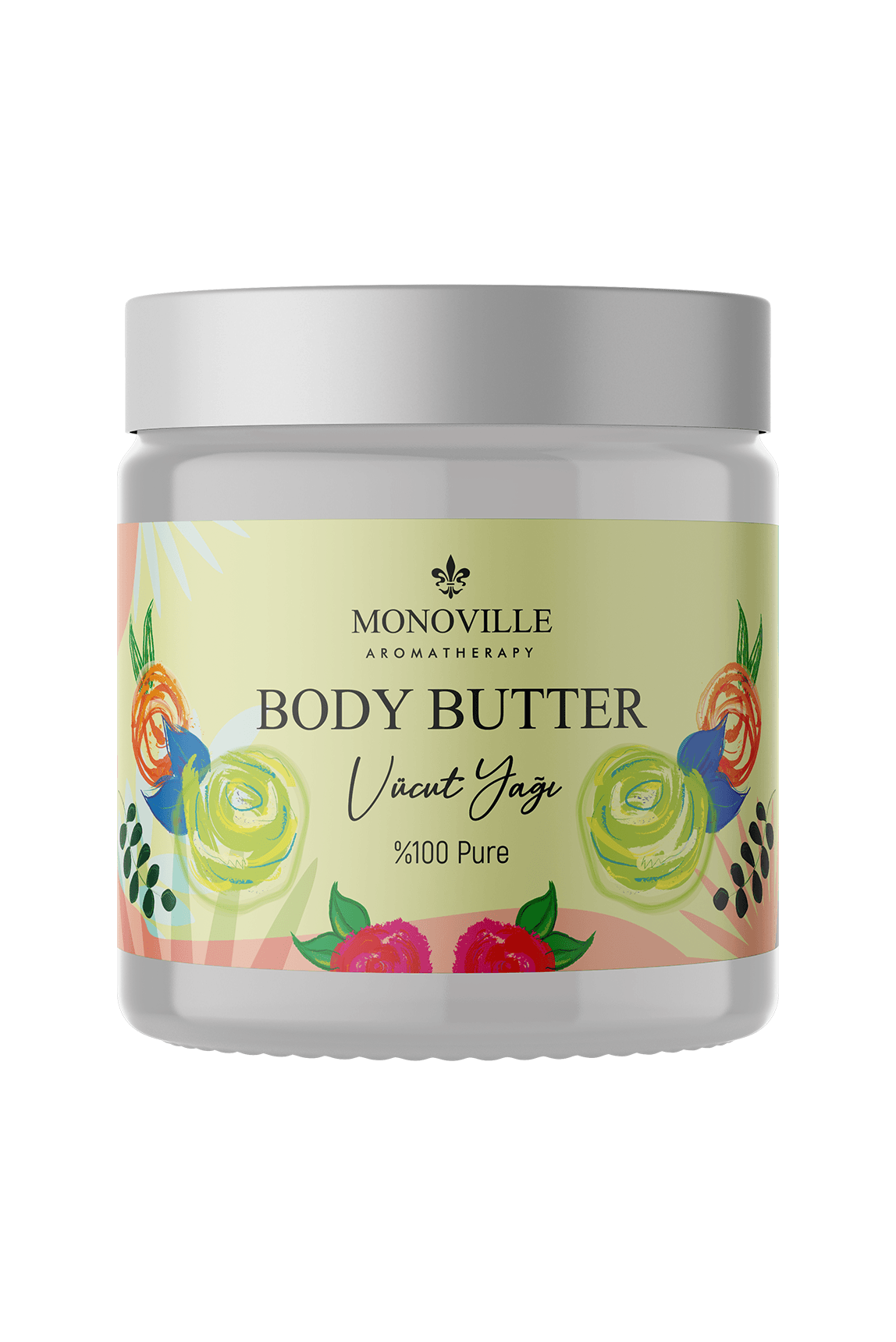 Monoville Body Butter Yoğun Nemlendirici Vücut Yağı 100 ml %100 Doğal