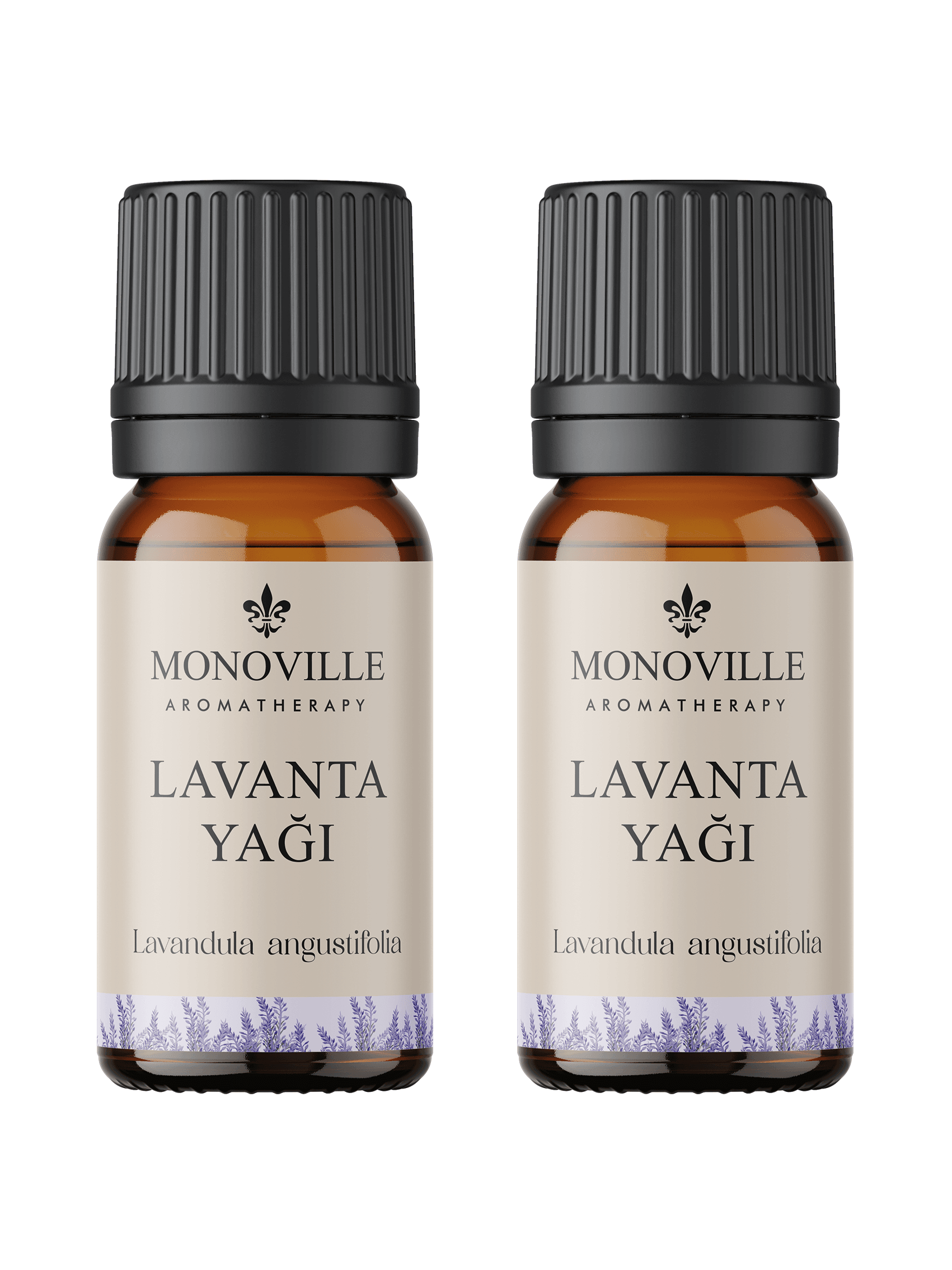 Monoville Tıbbi Lavanta Uçucu Yağı 2'li Set %100 Saf ve Doğal ( Lavender Essential Oil) 2x10 ml