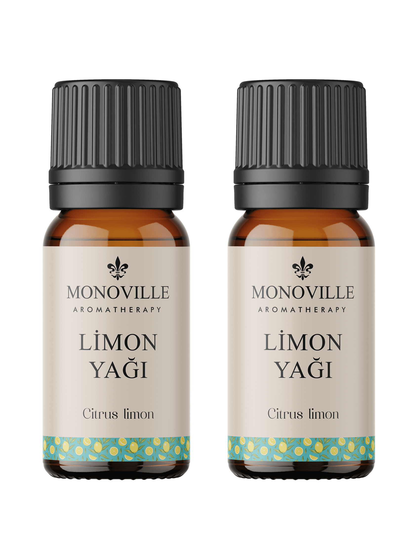 Monoville Limon Uçucu Yağı 2'li Set %100 Saf ve Doğal ( Lemon Essential Oil ) 2x10 ml