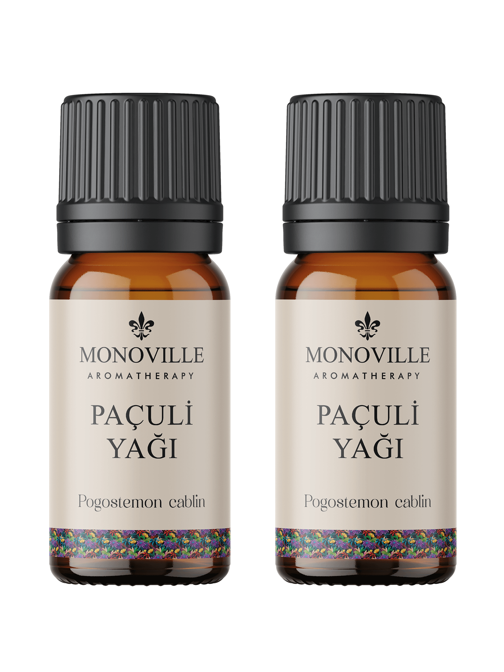 Monoville Paçuli Uçucu Yağı 2'li Set %100 Saf ve Doğal ( Patchouli Essential Oil ) 2x10 ml