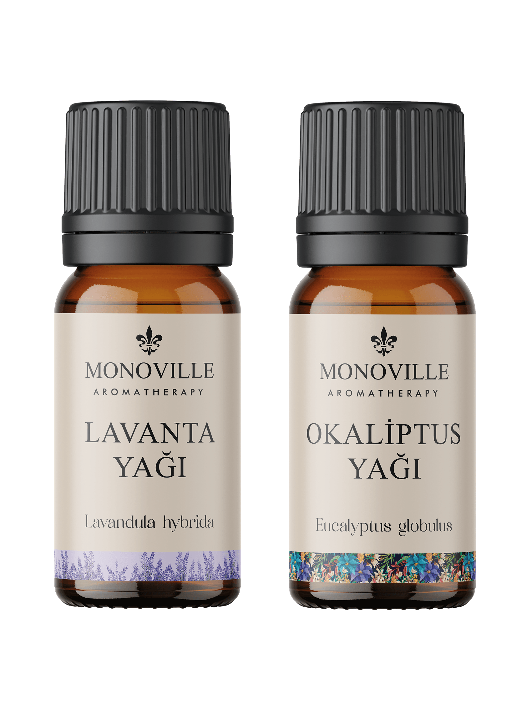 Lavanta Yağı 10 ml, Okaliptus Yağı 10 ml 2'li Set %100 Saf ve Doğal ( Lavender And Eucalyptus Oil)
