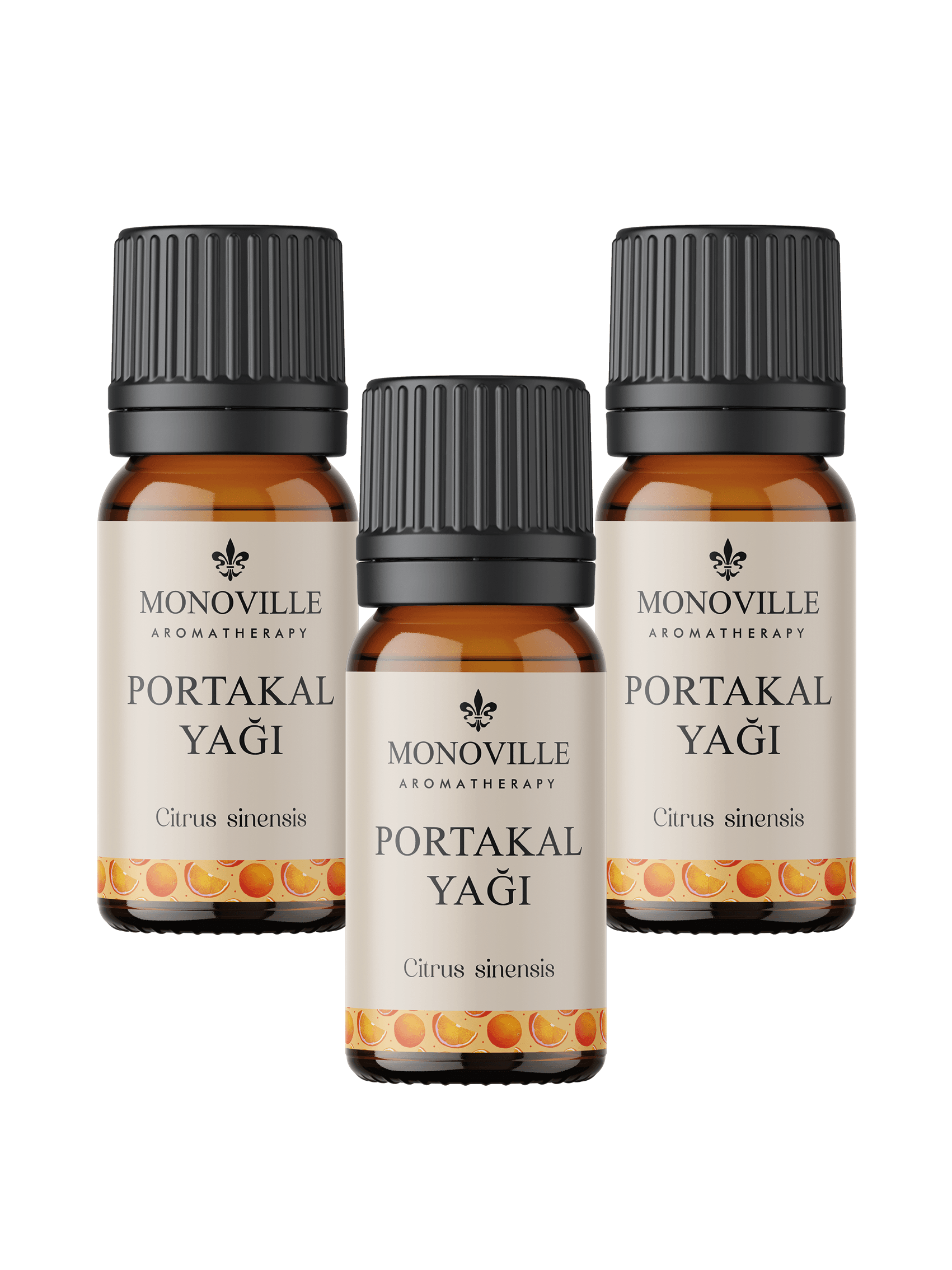 Portakal Uçucu Yağı 3'lü Set %100 Saf ve Doğal ( Orange Essential Oil) 3x10 ml