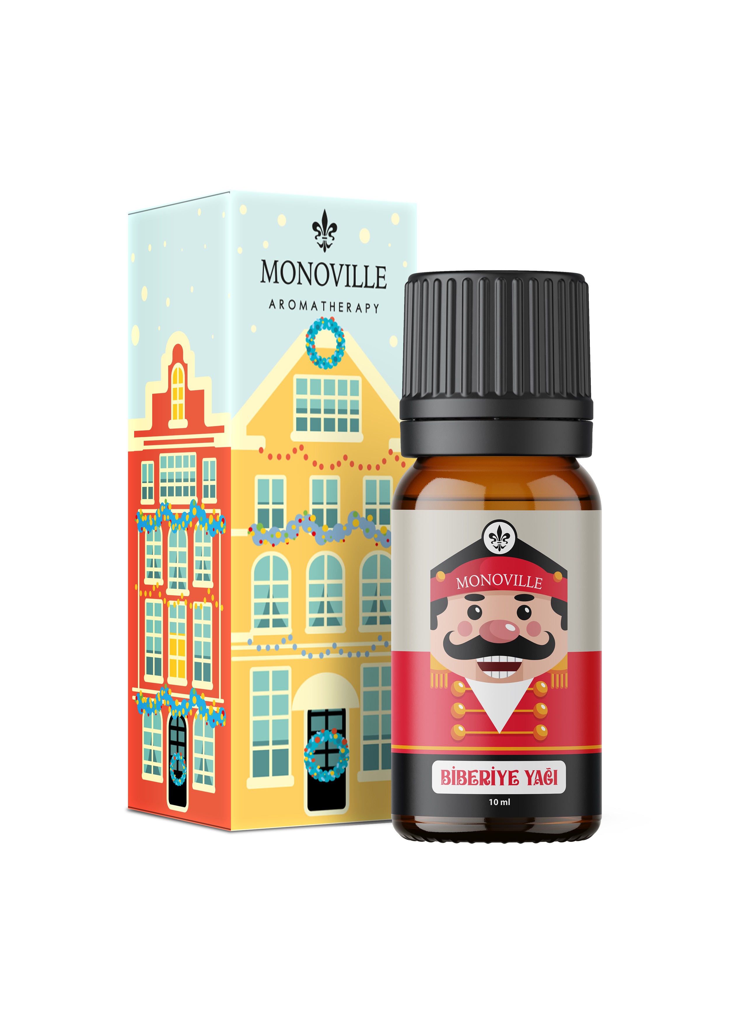 Monoville Biberiye Uçucu Yağı 10 ml %100 Saf Ve Doğal Yeni Yıl Hediye ( Rosemary Essential Oil )