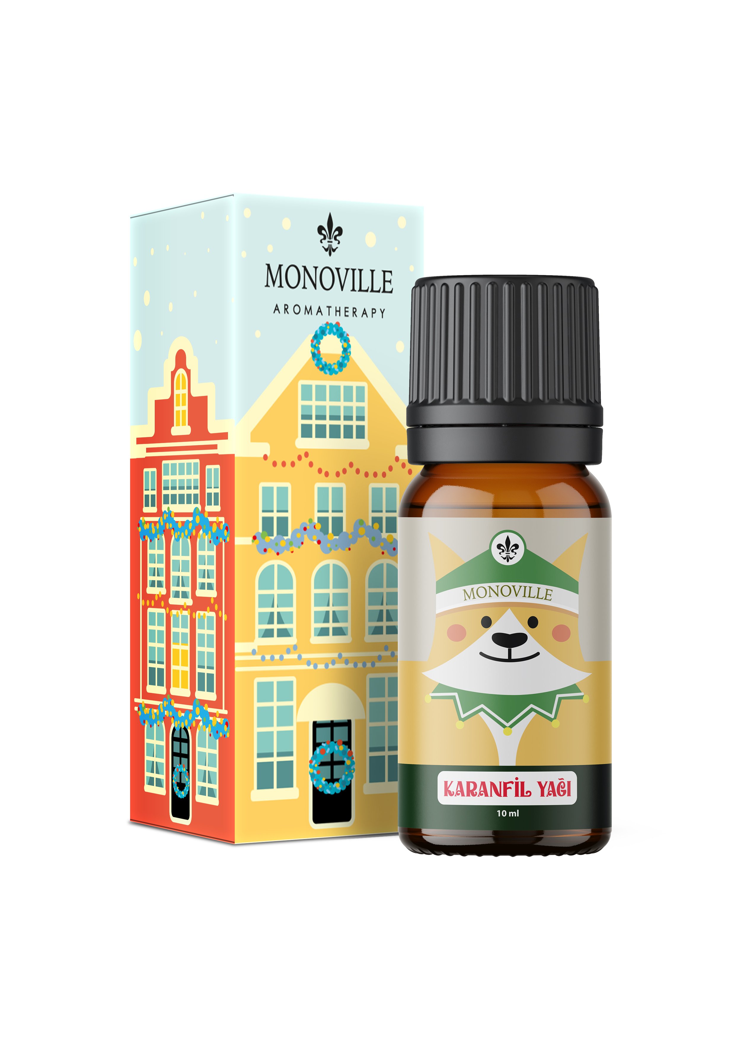 Monoville Karanfil Uçucu Yağı 10 ml % 100 Saf ve Doğal Yeni Yıl Hediye ( Clove Bud Essential Oil )