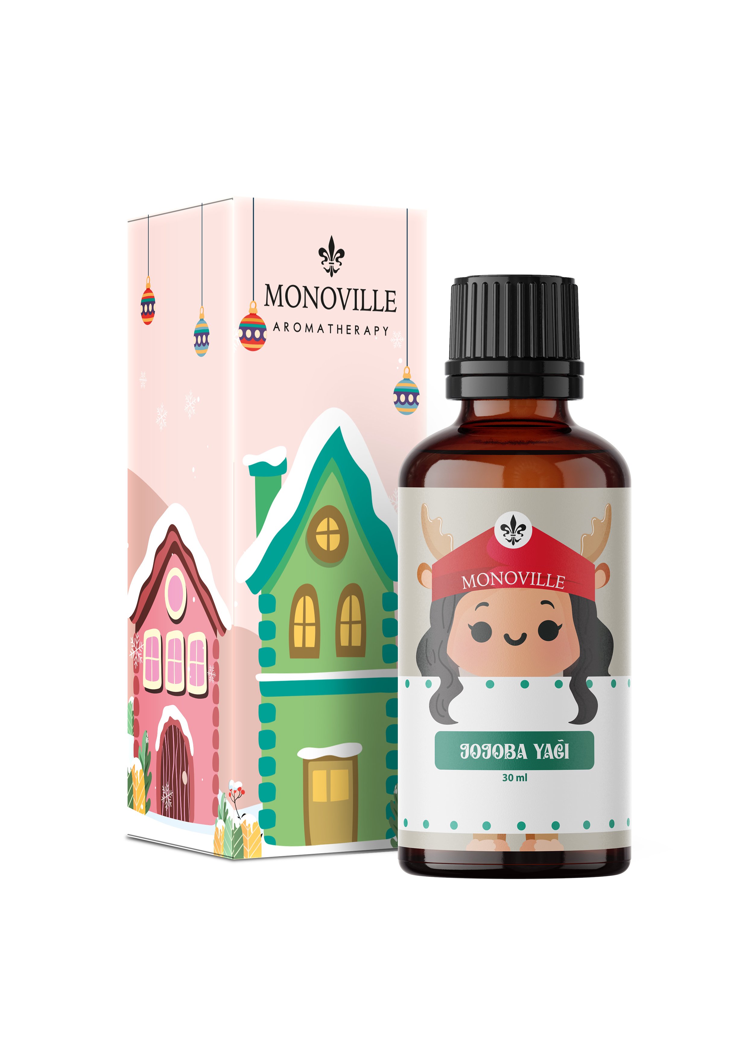 Monoville Jojoba Yağı 30 ml Soğuk Sıkım % 100 Saf Ve Doğal Yeni Yıl Hediye (Jojoba Oil)