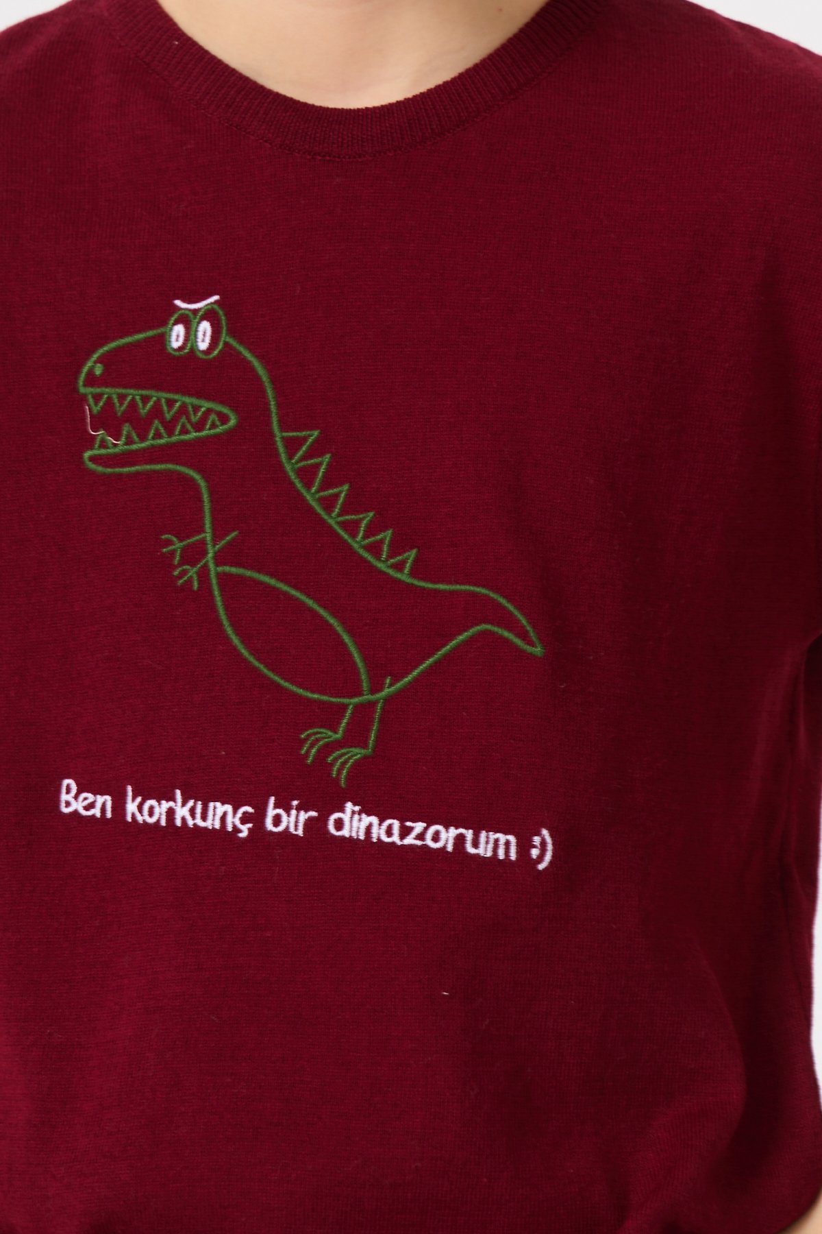 Erkek Çocuk Kısa Kollu Yazılı Tişört
