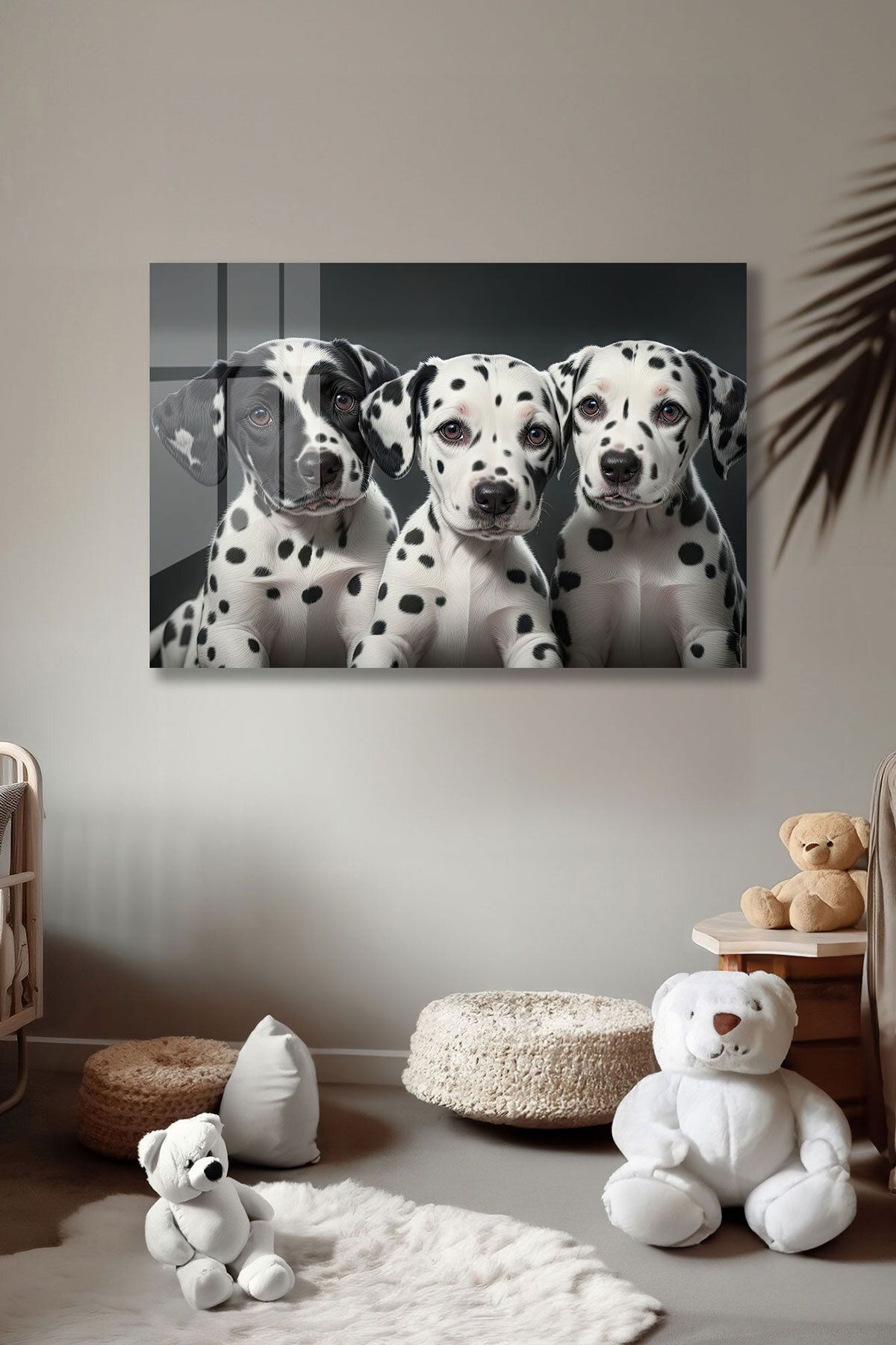 Dalmaçyalı Yavru Köpek Cam Tablo