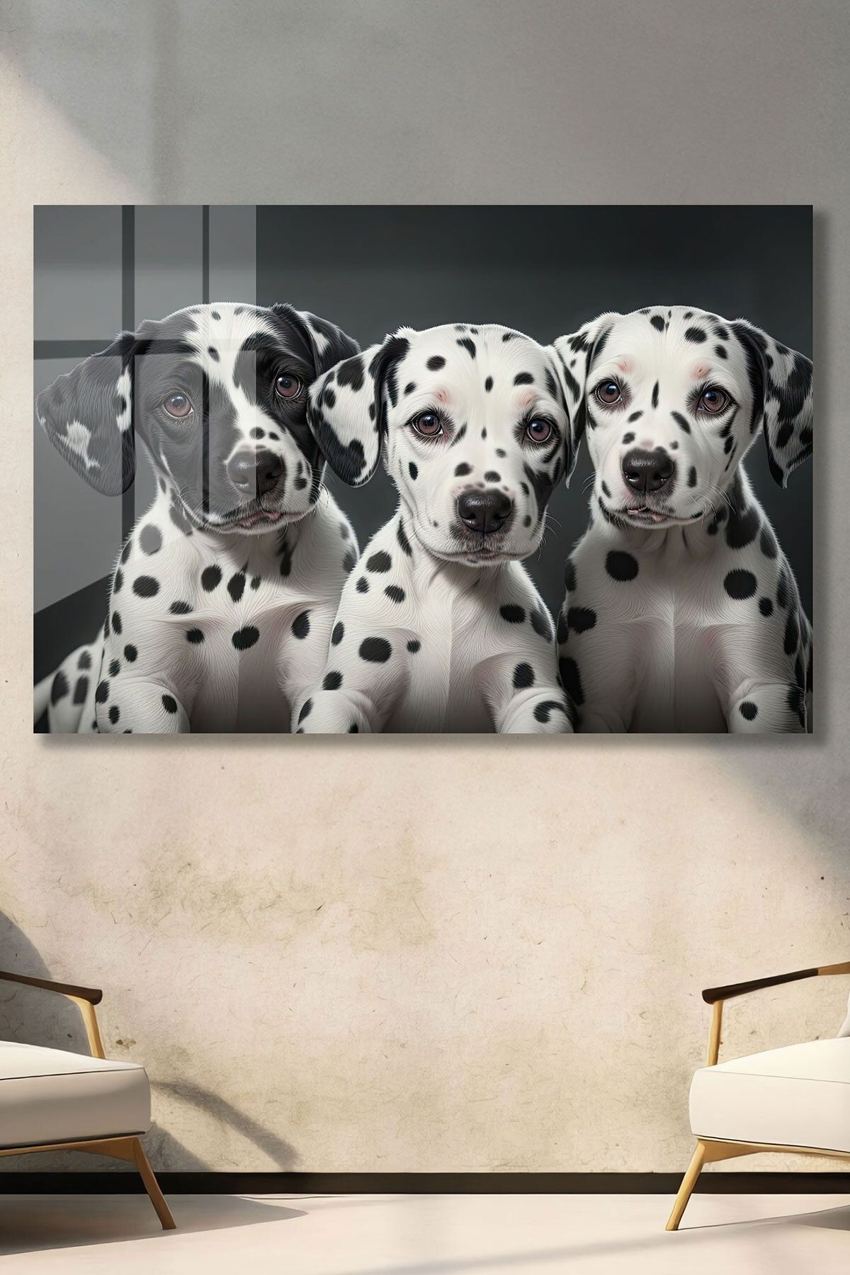 Dalmaçyalı Yavru Köpek Cam Tablo