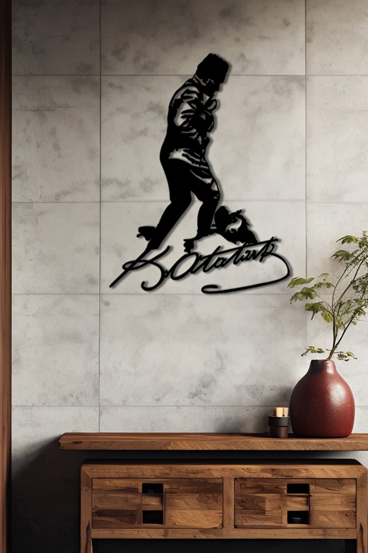 Atatürk Kocatepe Silüeti Metal Tablo