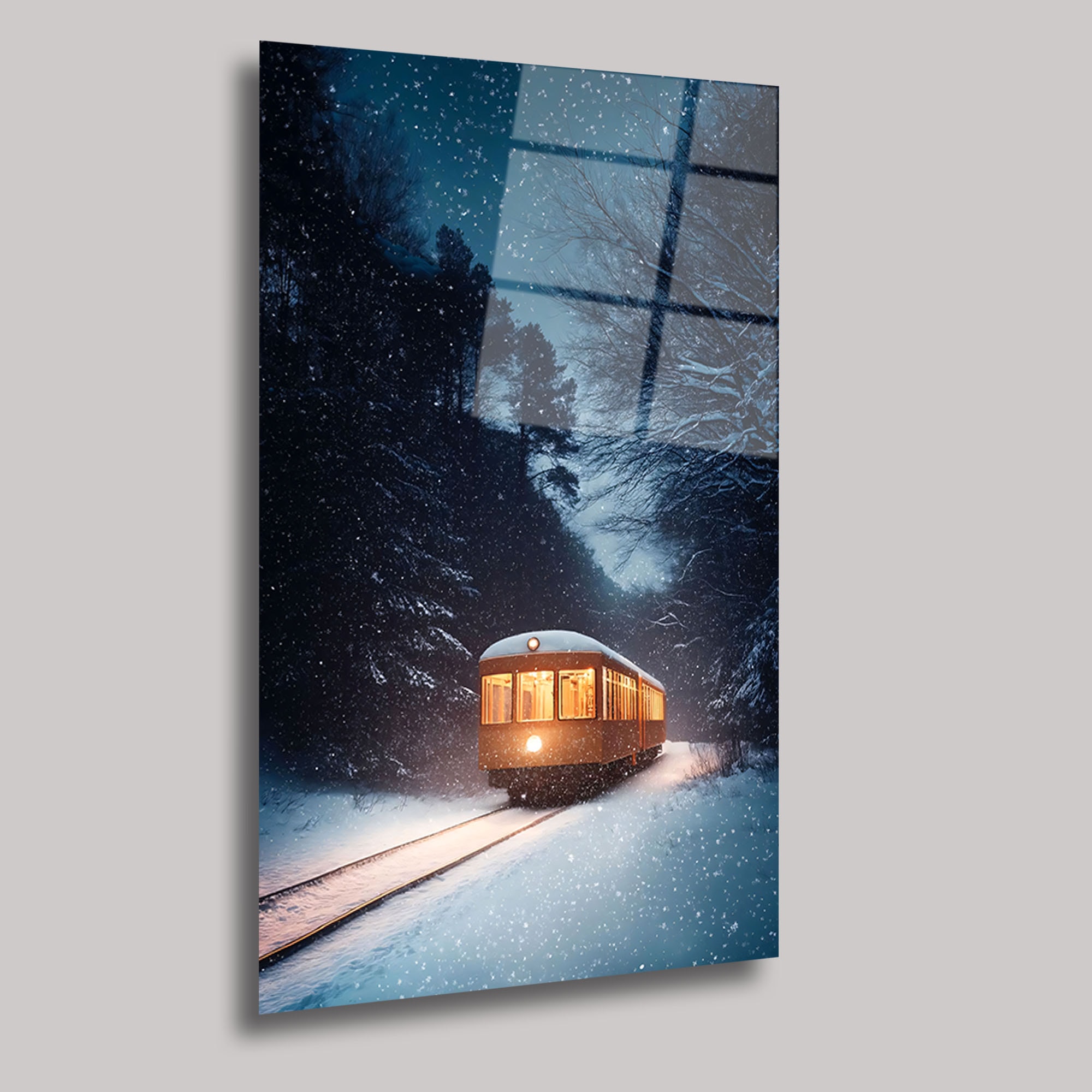 KARLI GECEDE TREN - CAM TABLO - DEG0304