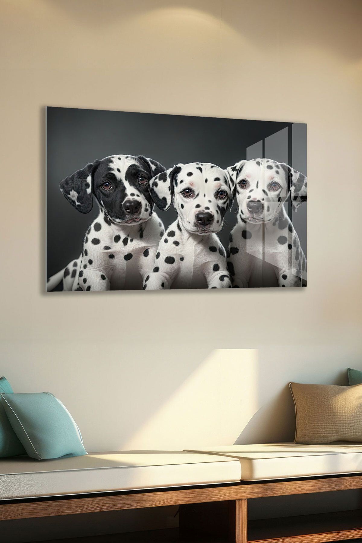 Dalmaçyalı Yavru Köpek Cam Tablo