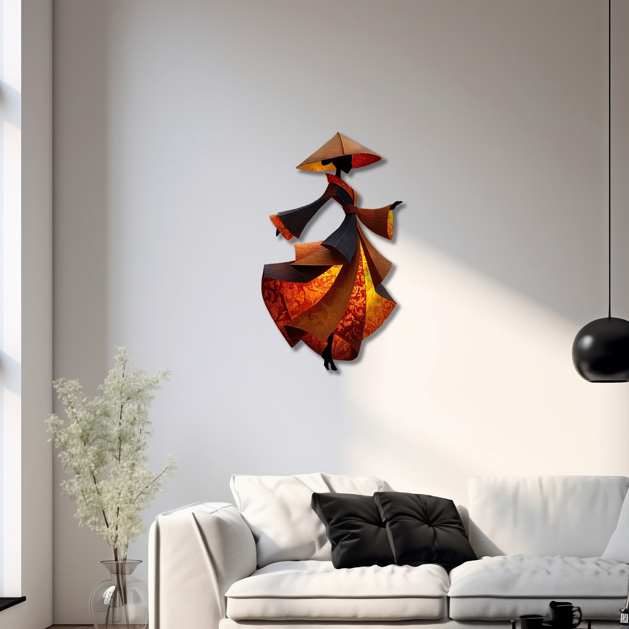 Oryantel Kimono Metal Tablo