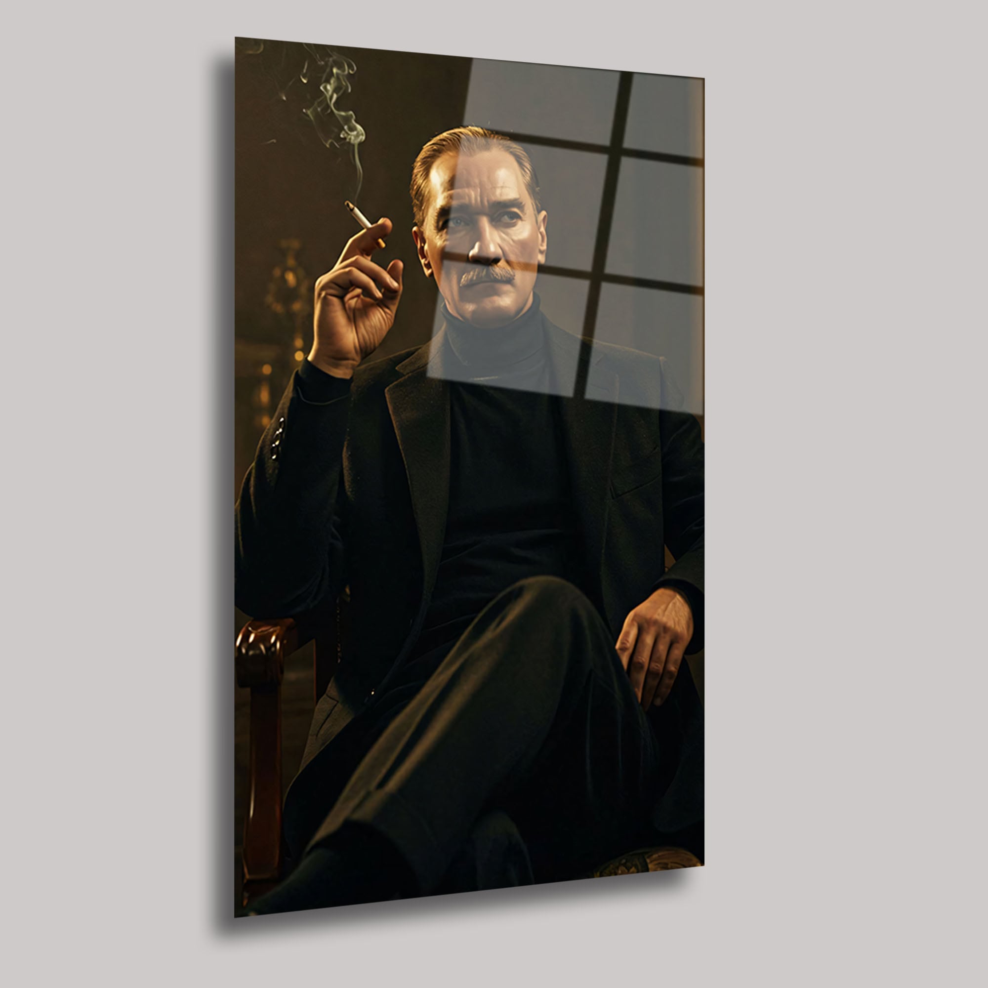 MUSTAFA KEMAL ATATÜRK - CAM TABLO - DEG0294