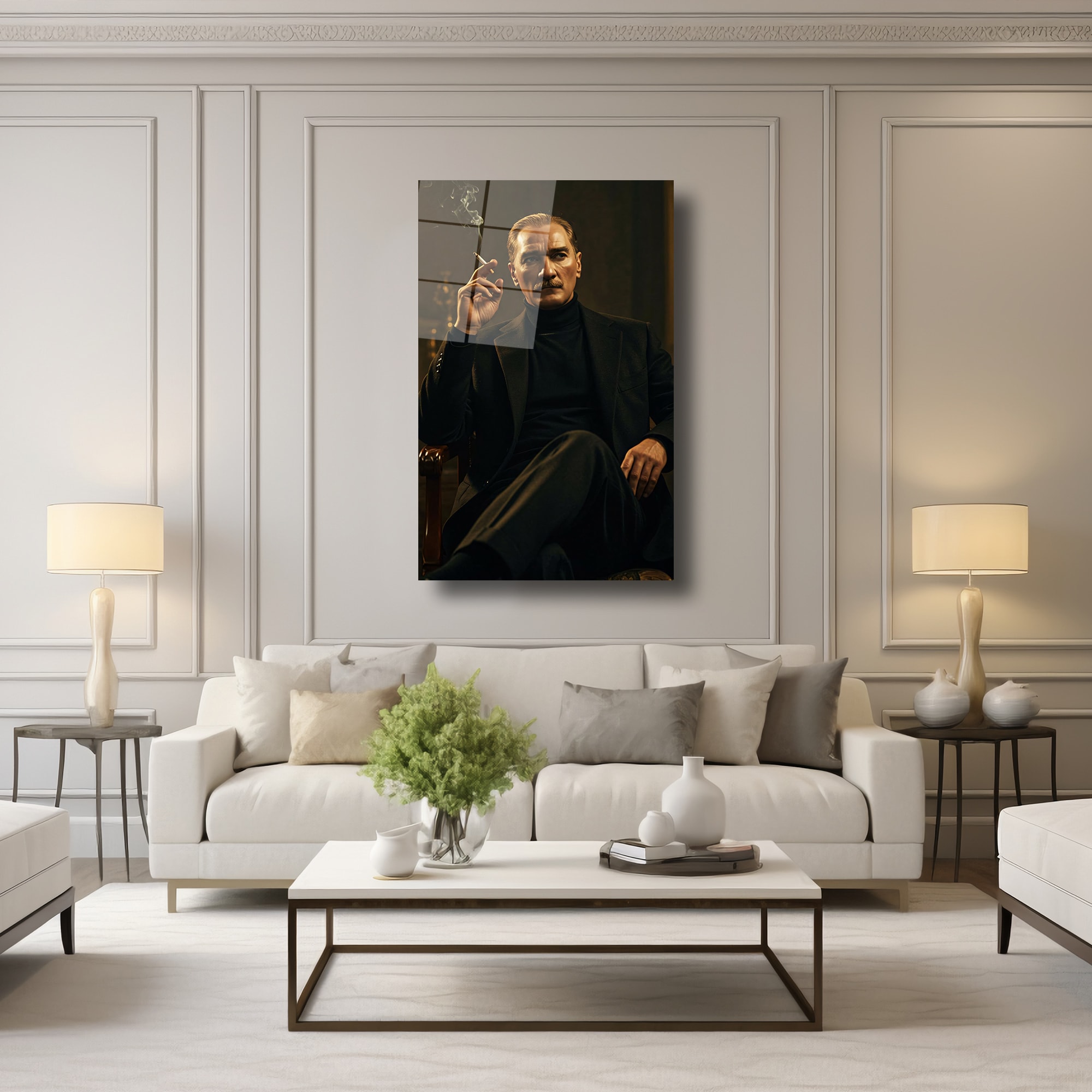 MUSTAFA KEMAL ATATÜRK - CAM TABLO - DEG0294