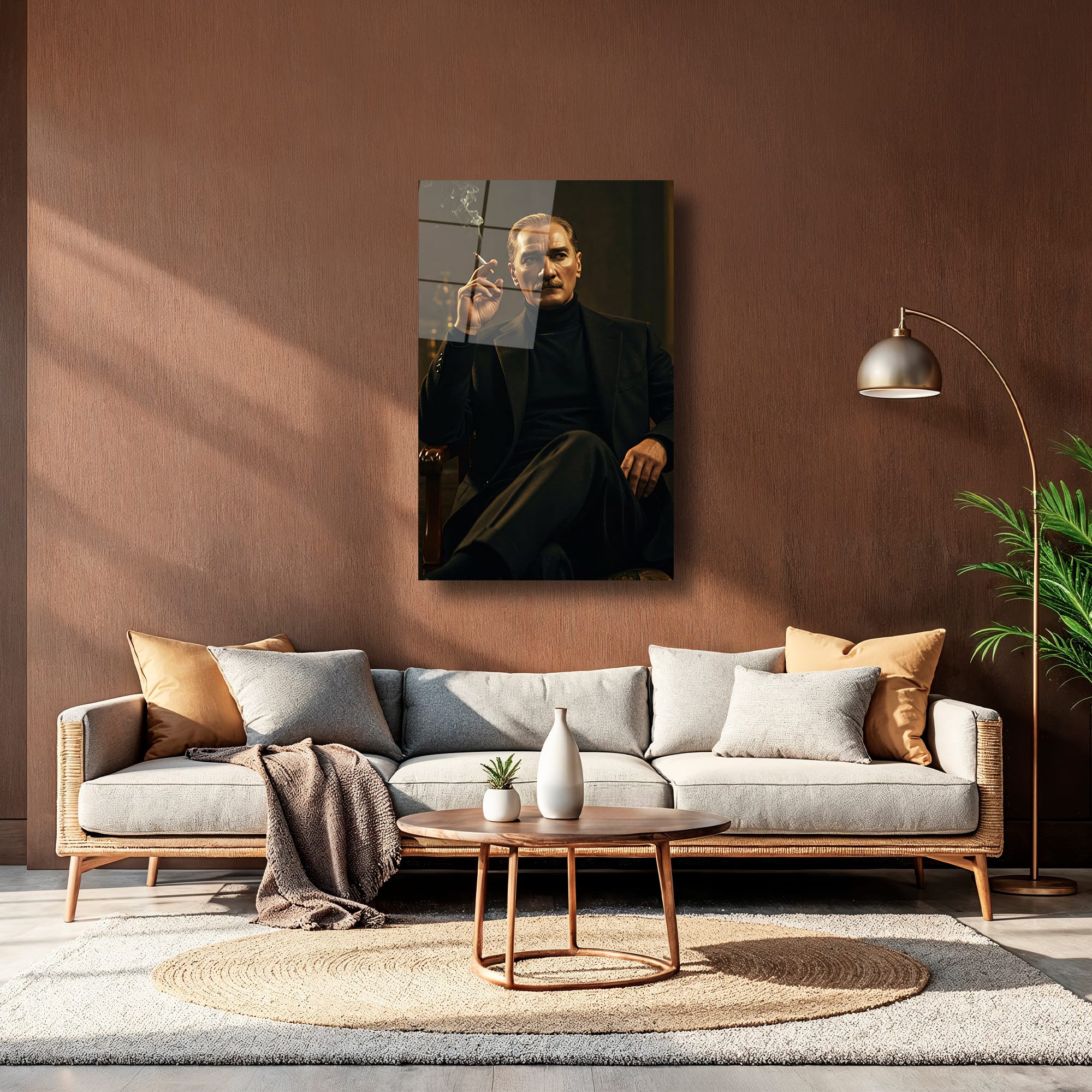 MUSTAFA KEMAL ATATÜRK - CAM TABLO - DEG0294
