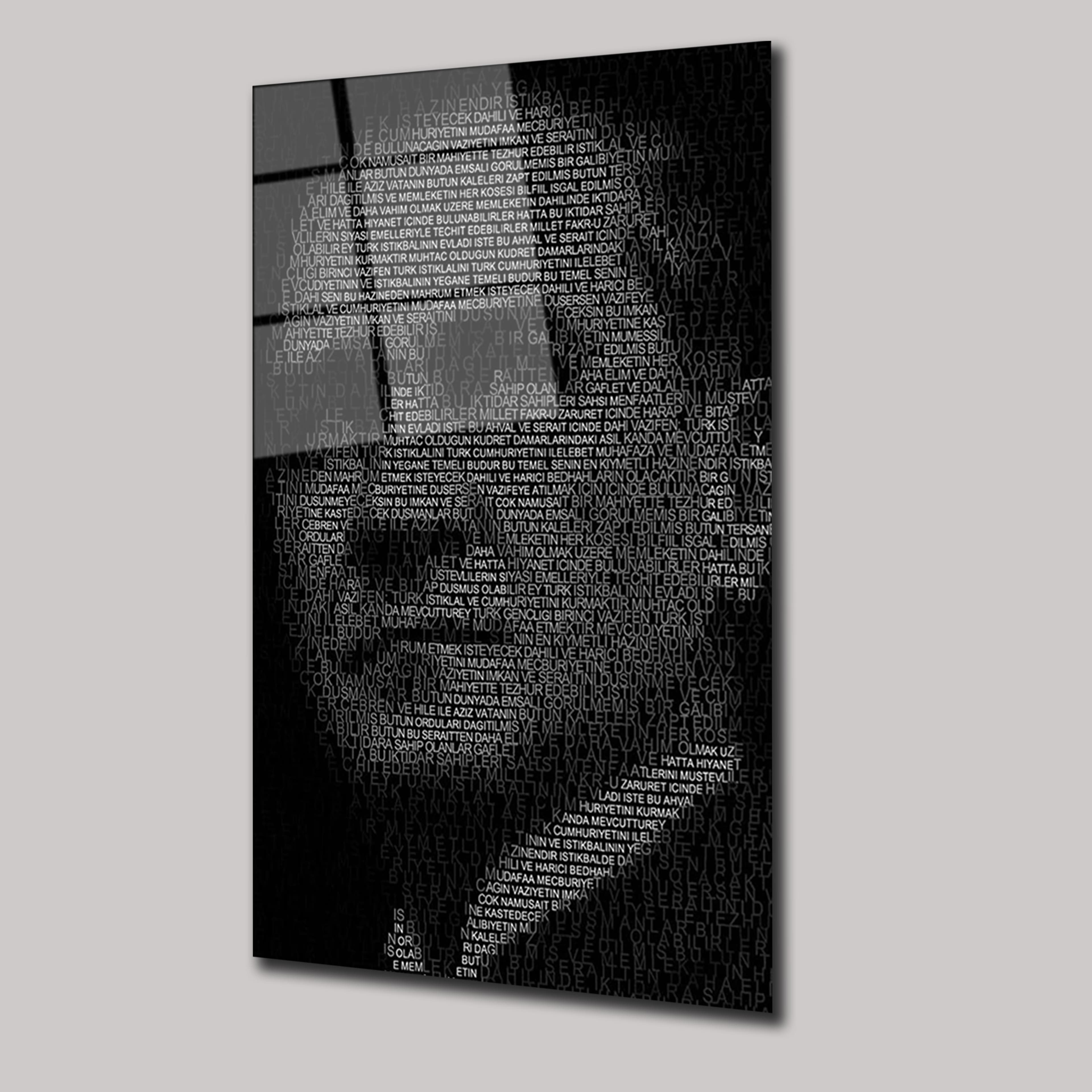 ATATÜRK - CAM TABLO - DEG0289