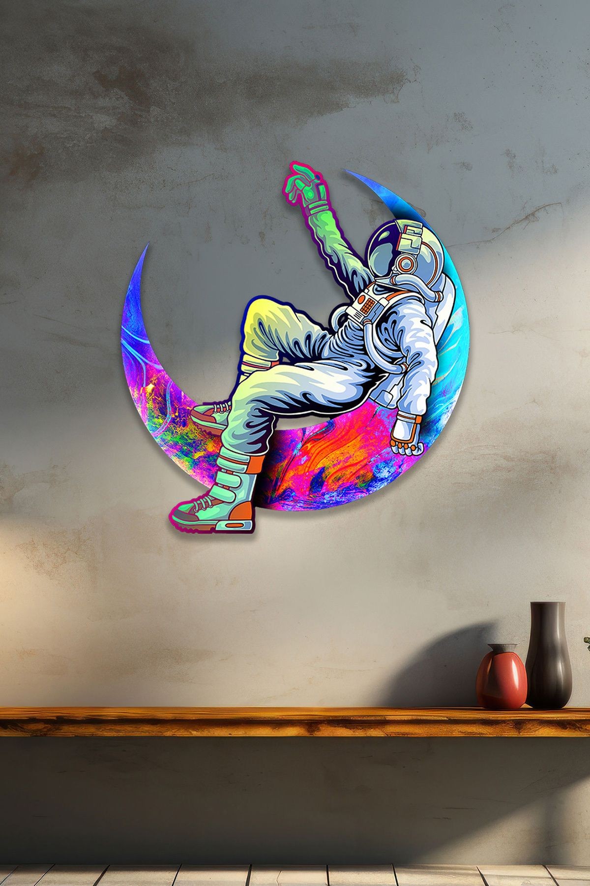 Cosmic Chillout | Renkli Metal Tablo