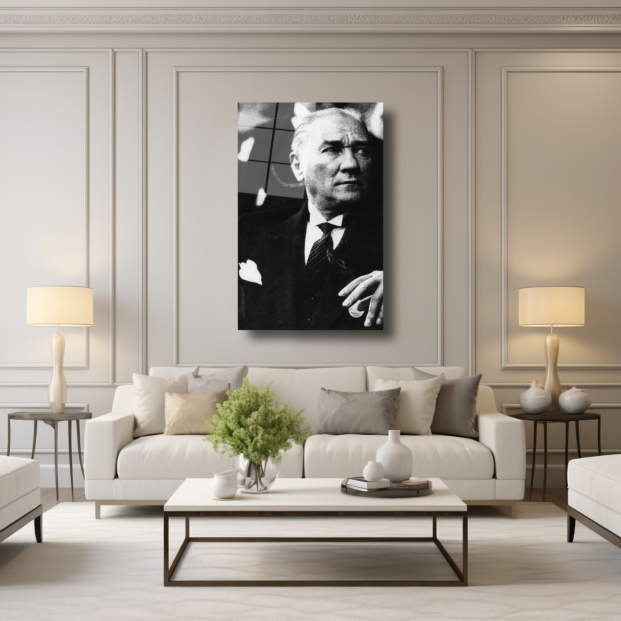 M. KEMAL ATATÜRK - CAM TABLO - DEG0290