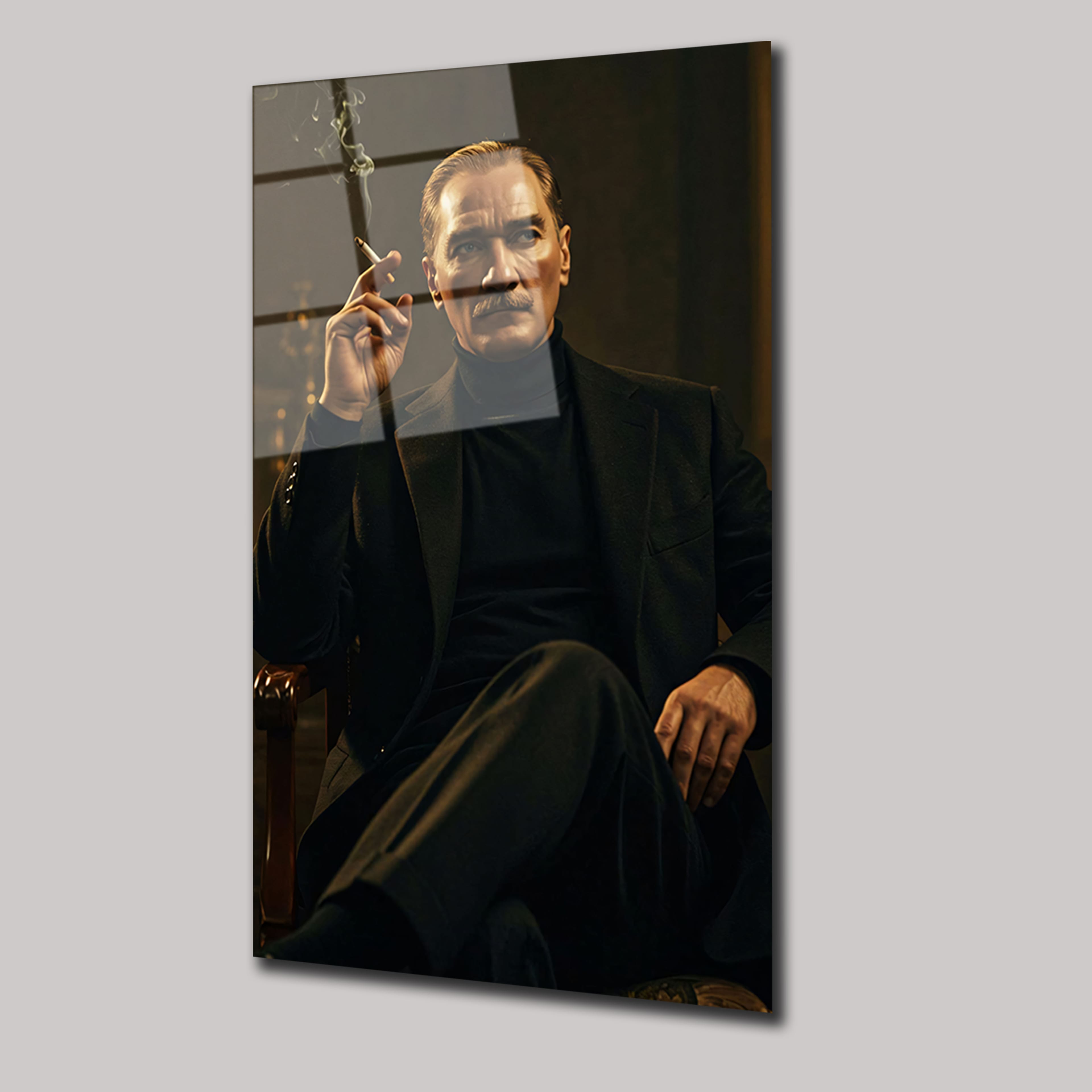 MUSTAFA KEMAL ATATÜRK - CAM TABLO - DEG0294