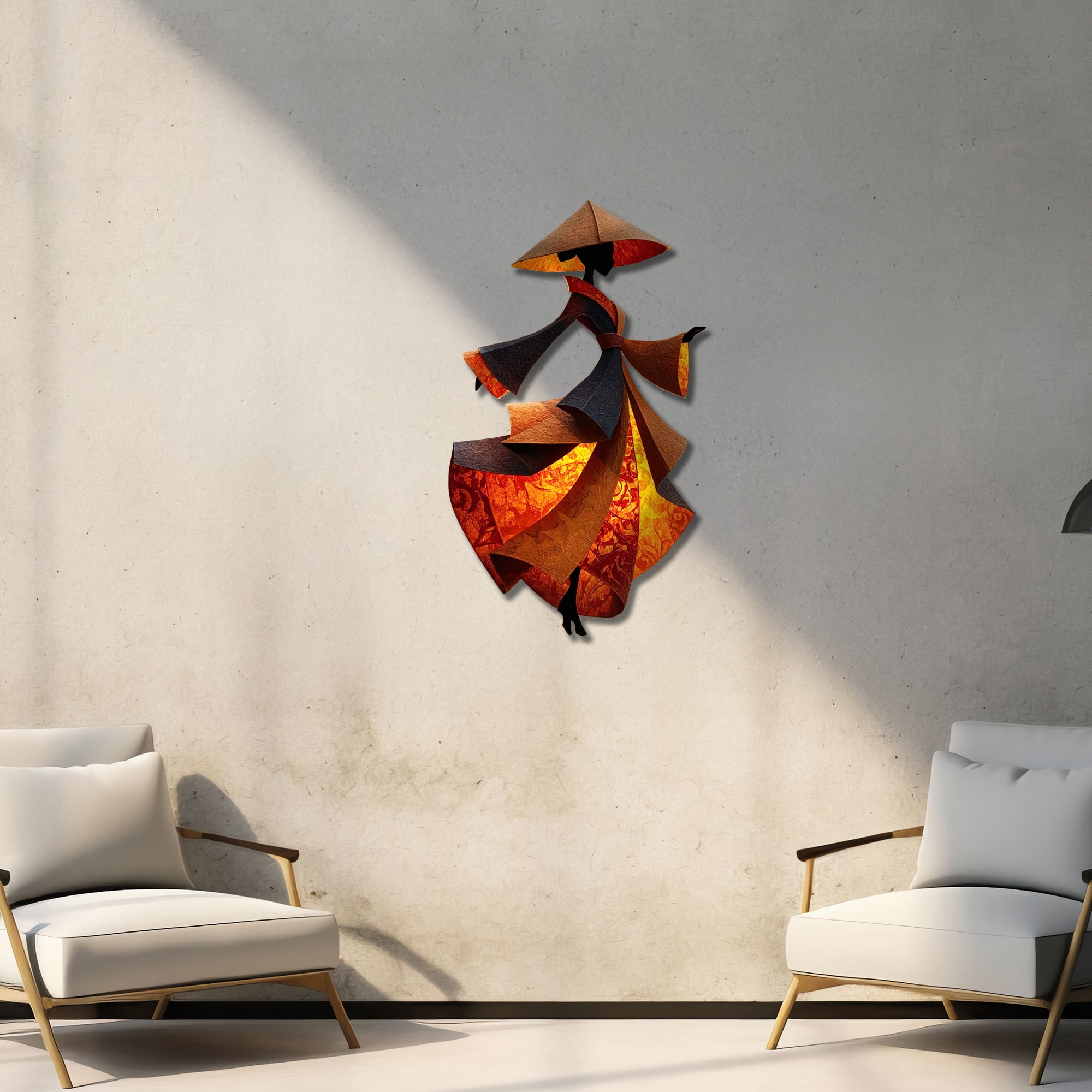 Oryantel Kimono Metal Tablo