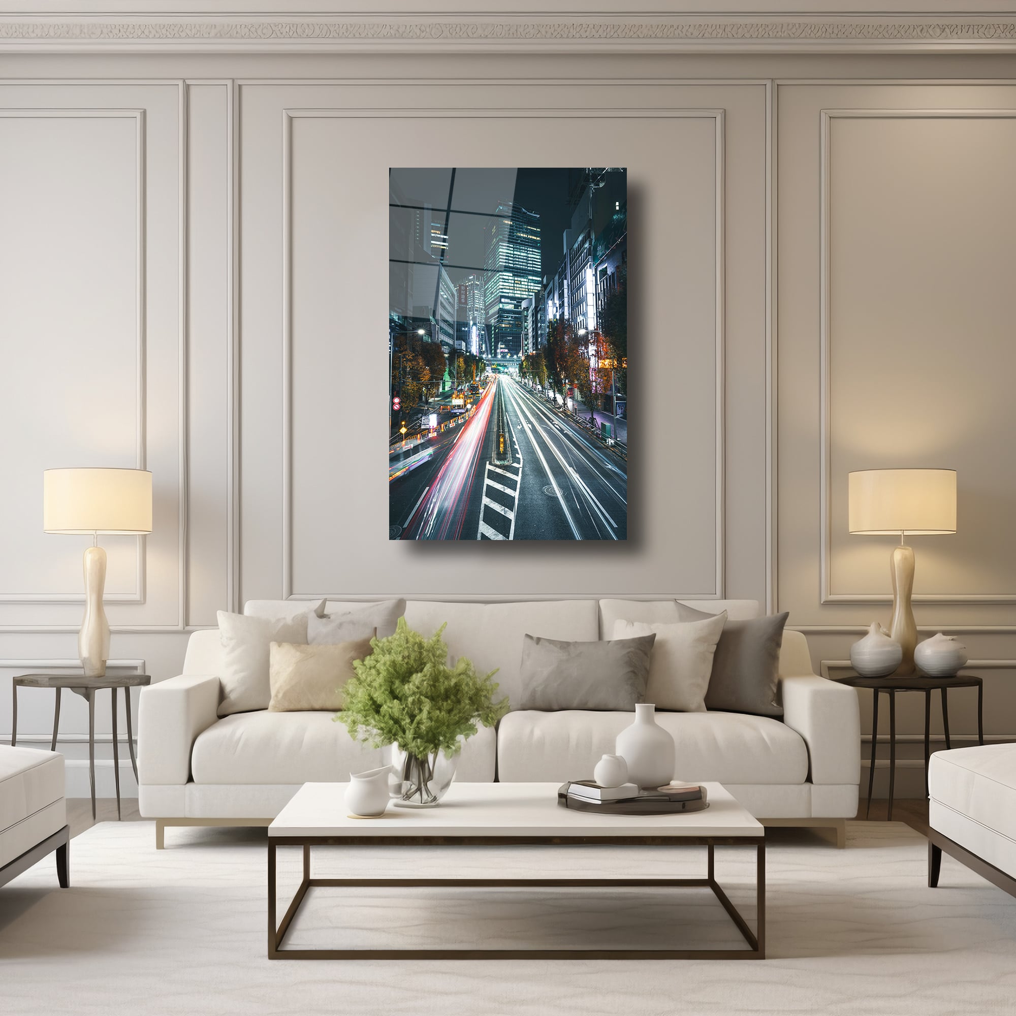METROPOL IŞIKLARI - CAM TABLO - DEG0285