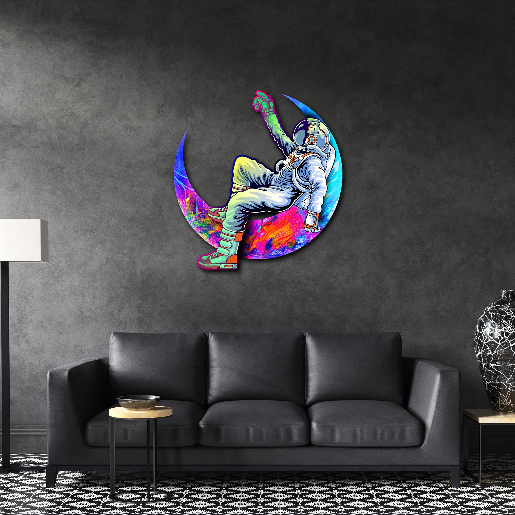 Cosmic Chillout | Renkli Metal Tablo
