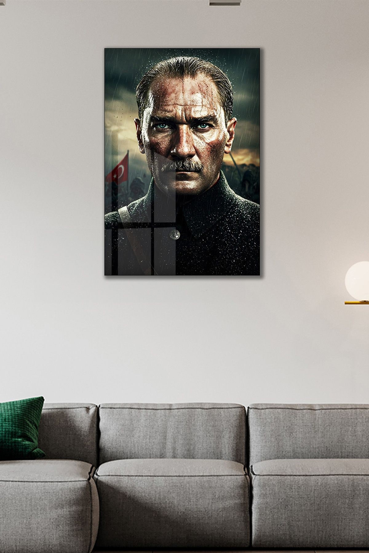 Mustafa Kemal Atatürk Cam Tablo