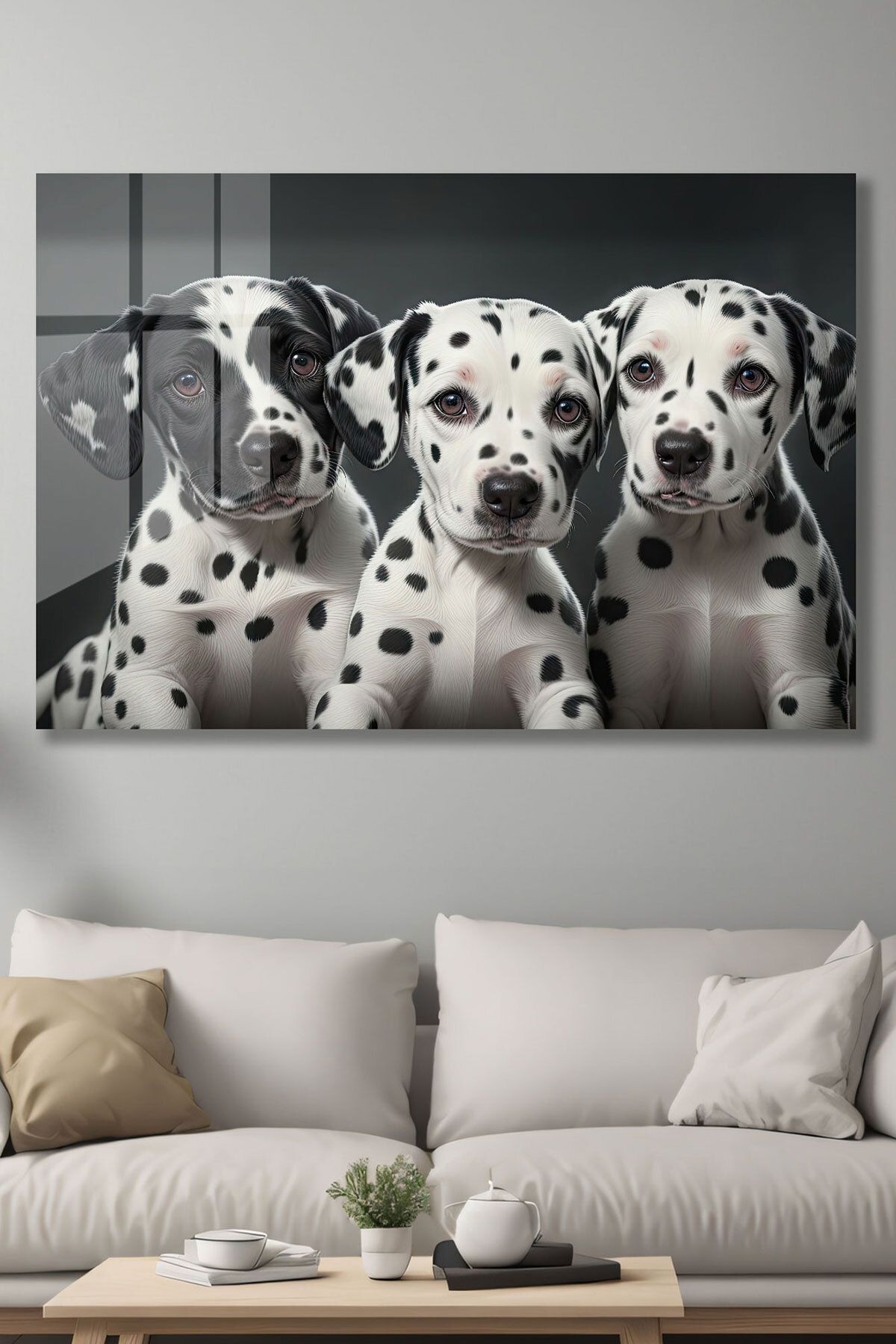 Dalmaçyalı Yavru Köpek Cam Tablo