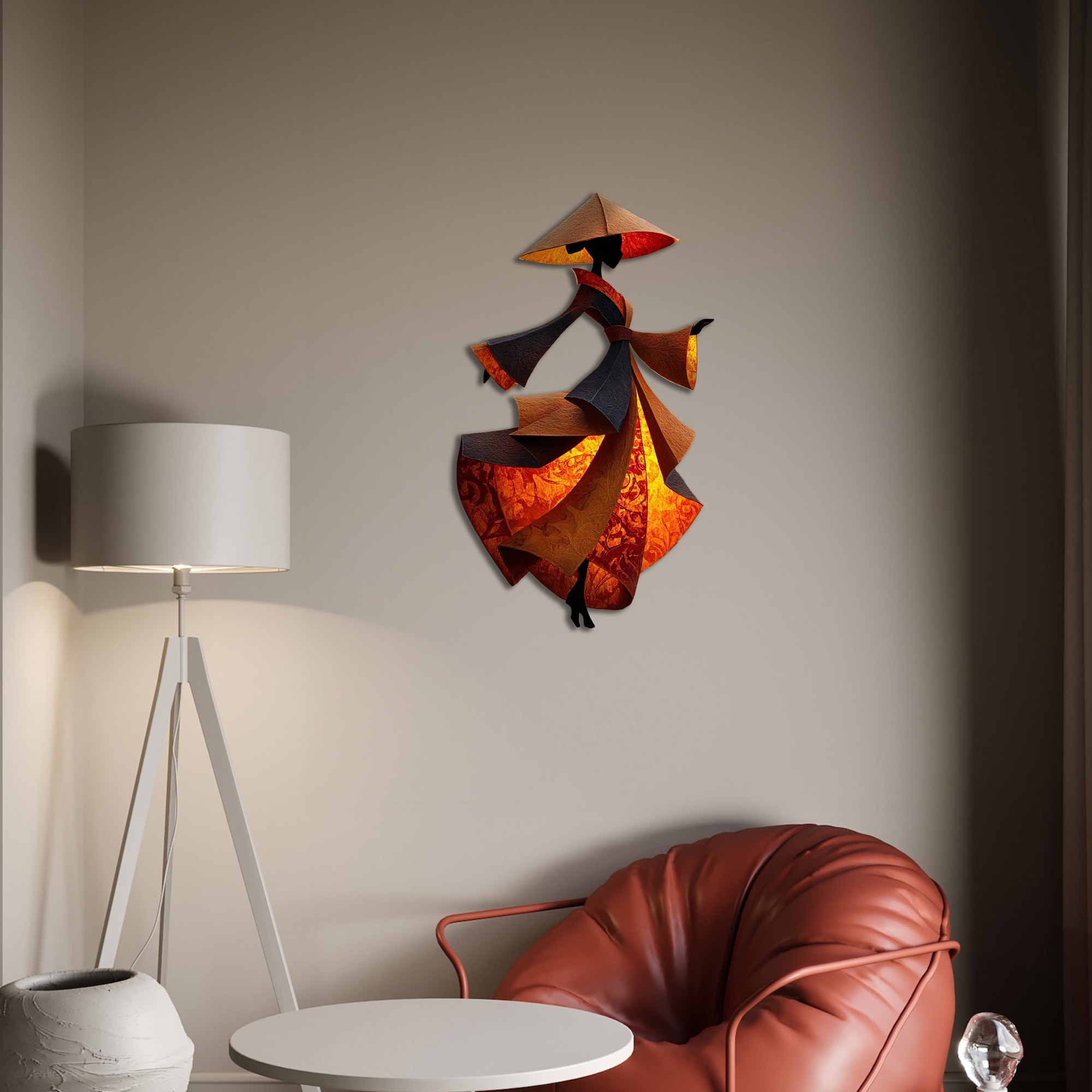 Oryantel Kimono Metal Tablo
