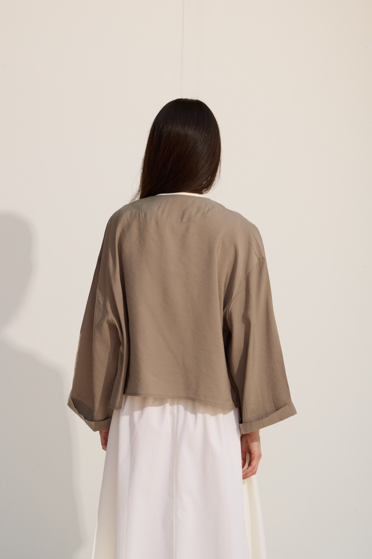 Bağcıklı Kimono - Yeşil Çay