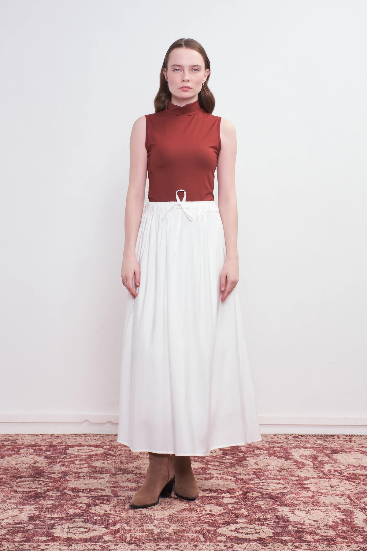 Beli Büzgülü Etek