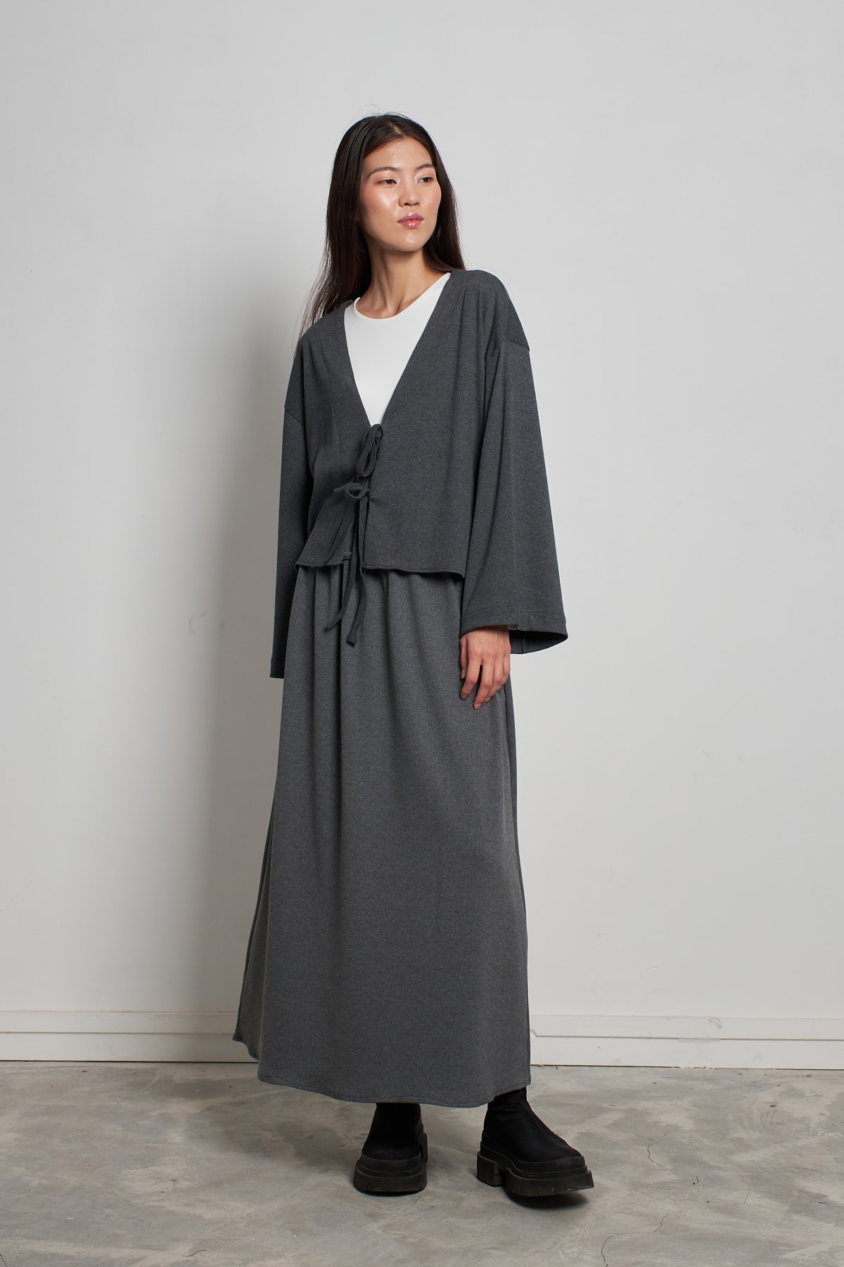 Ribana Bağcıklı Kimono