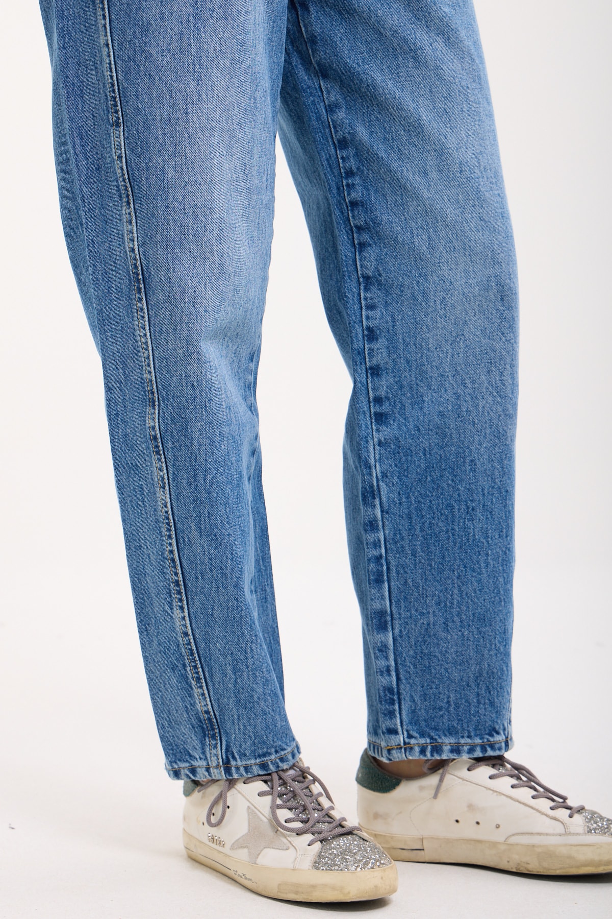 Slouchy Pantolon - Koyu Mavi