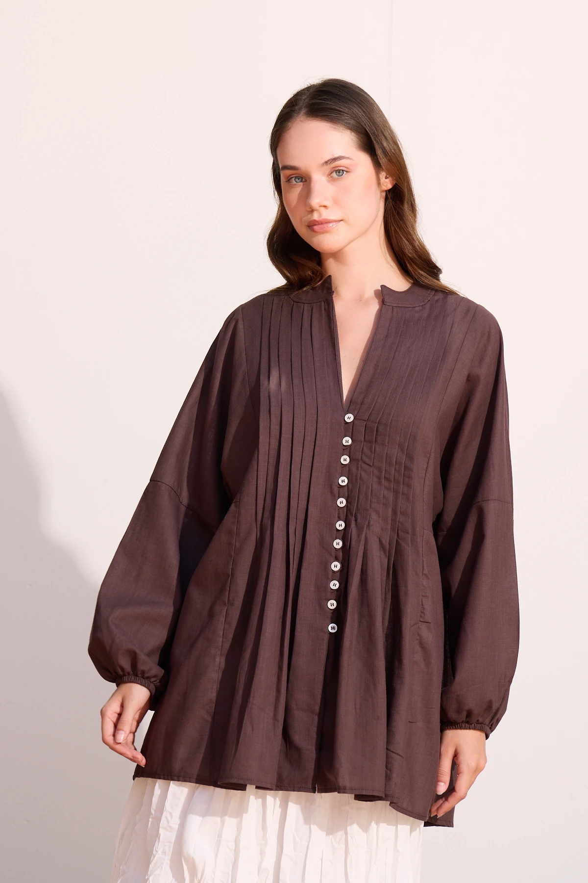 NERVÜRLÜ VUAL GÖMLEK