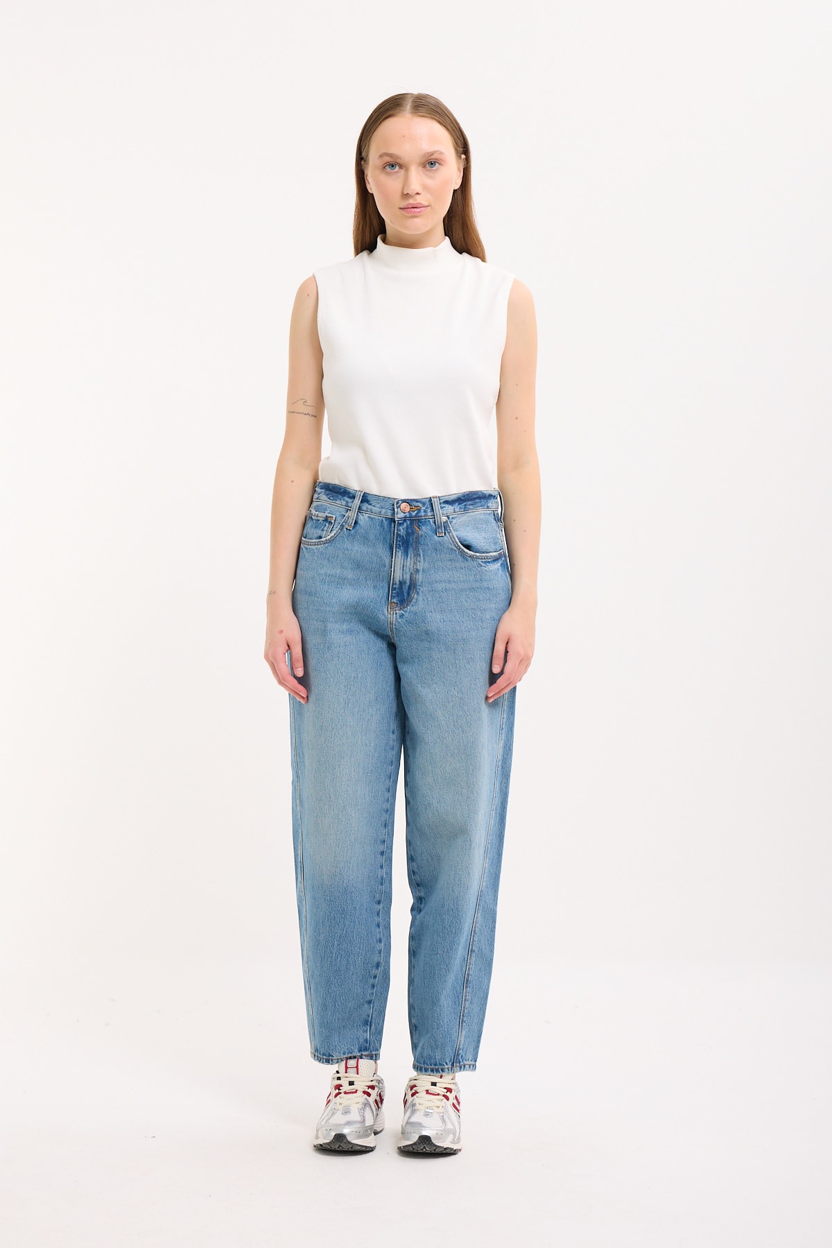 Slouchy Pantolon - Mavi