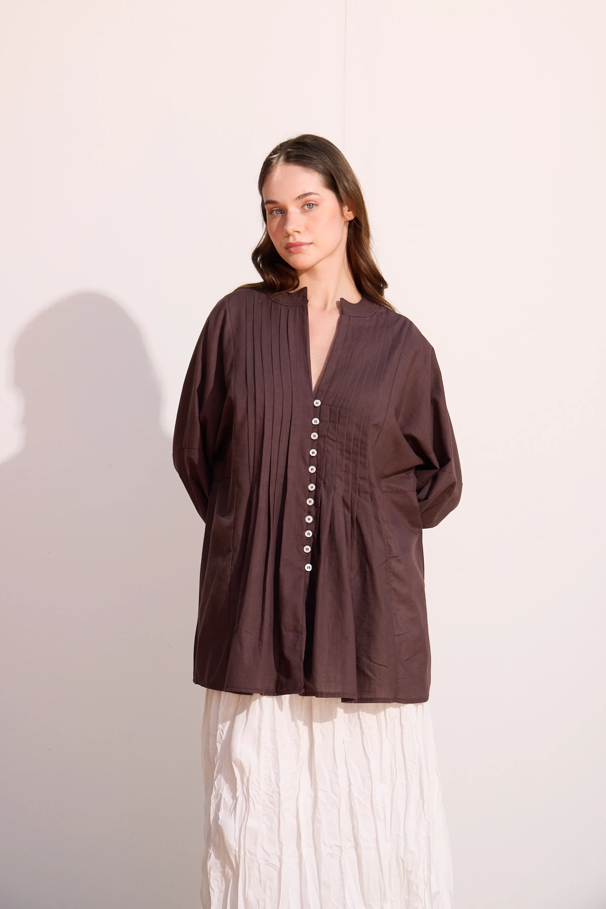 NERVÜRLÜ VUAL GÖMLEK