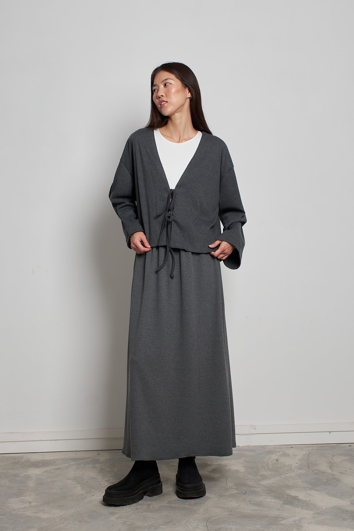 Ribana Bağcıklı Kimono