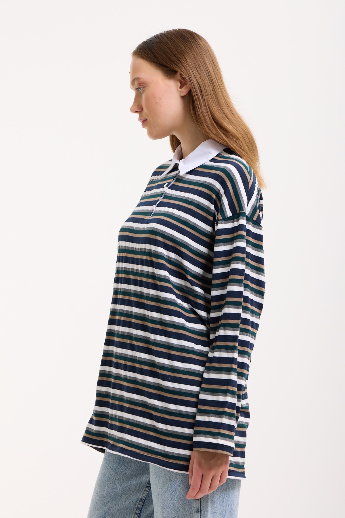Polo Yaka Sweatshirt
