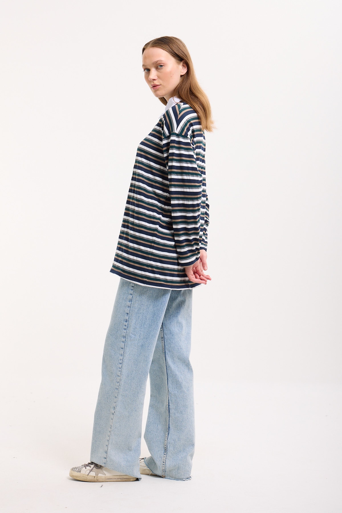Polo Yaka Sweatshirt