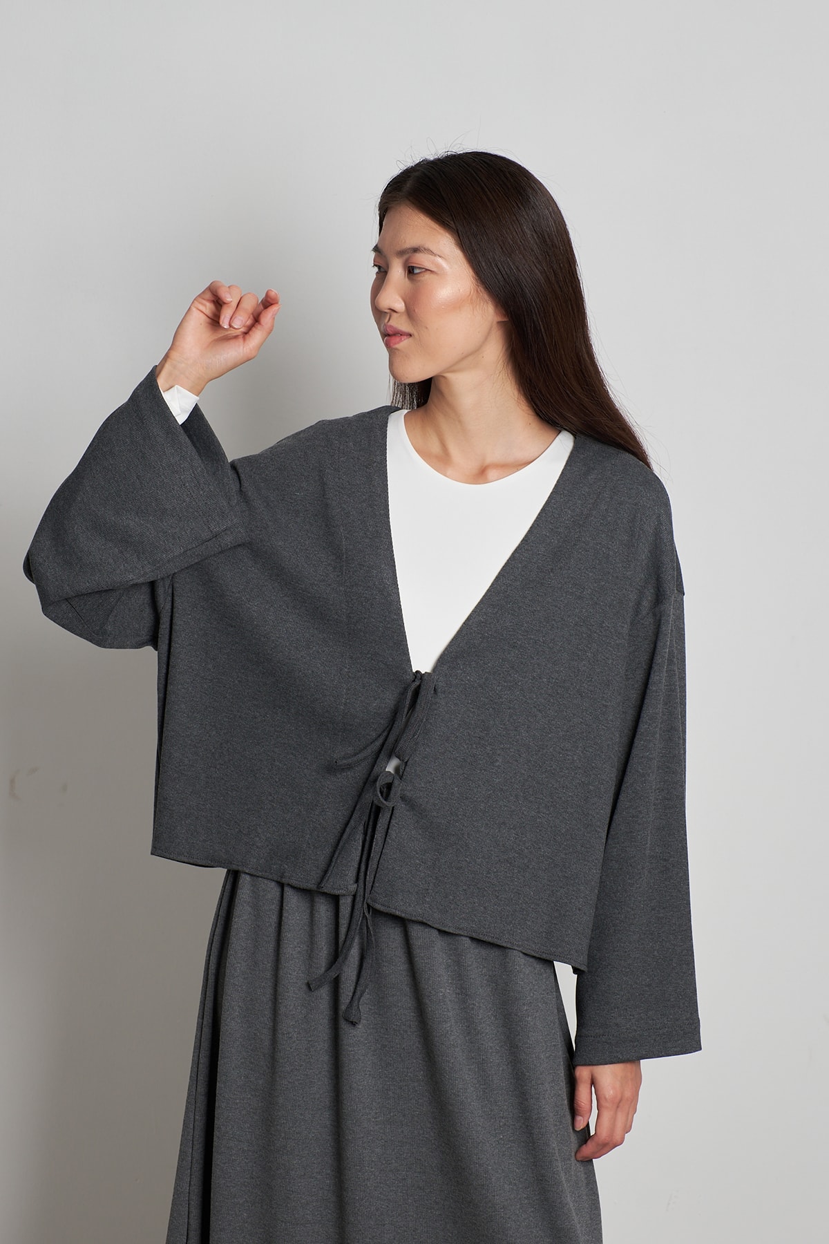 Ribana Bağcıklı Kimono