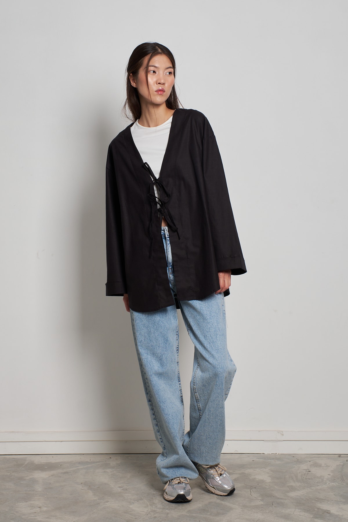 Bağlamalı Kimono Uzun