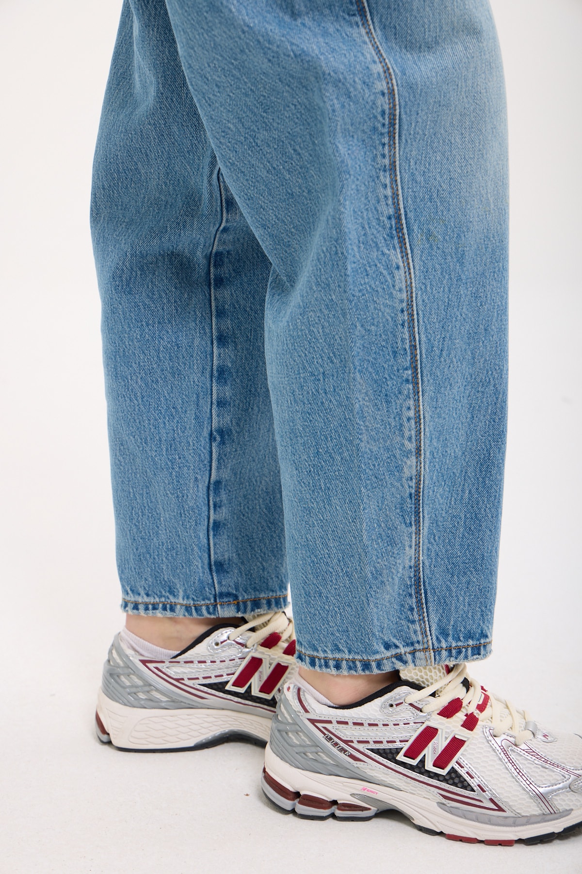 Slouchy Pantolon - Mavi