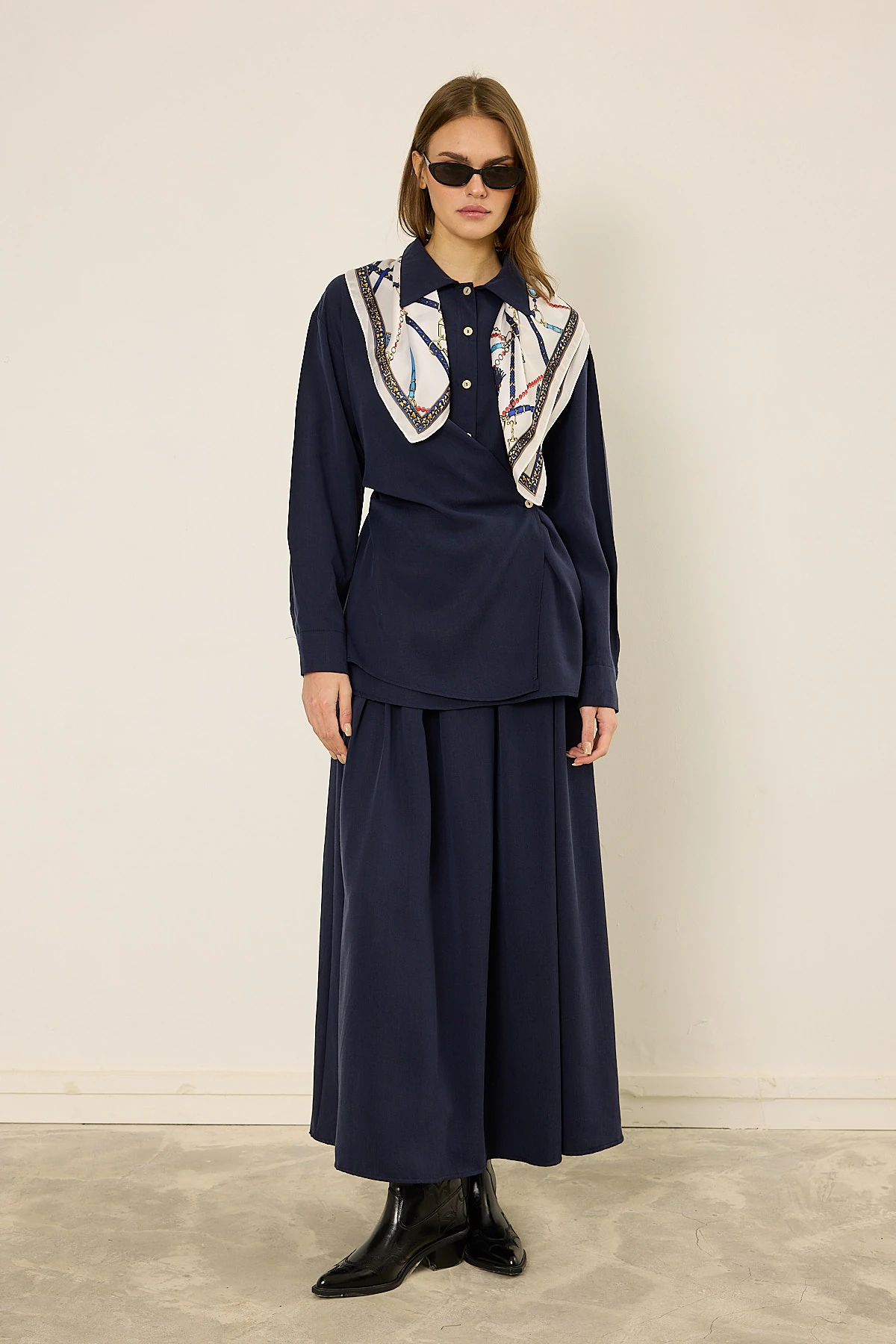 Velora Gömlek - Lacivert