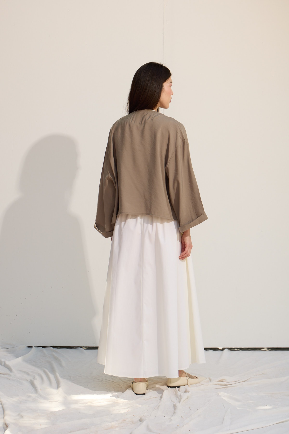 Bağcıklı Kimono - Yeşil Çay