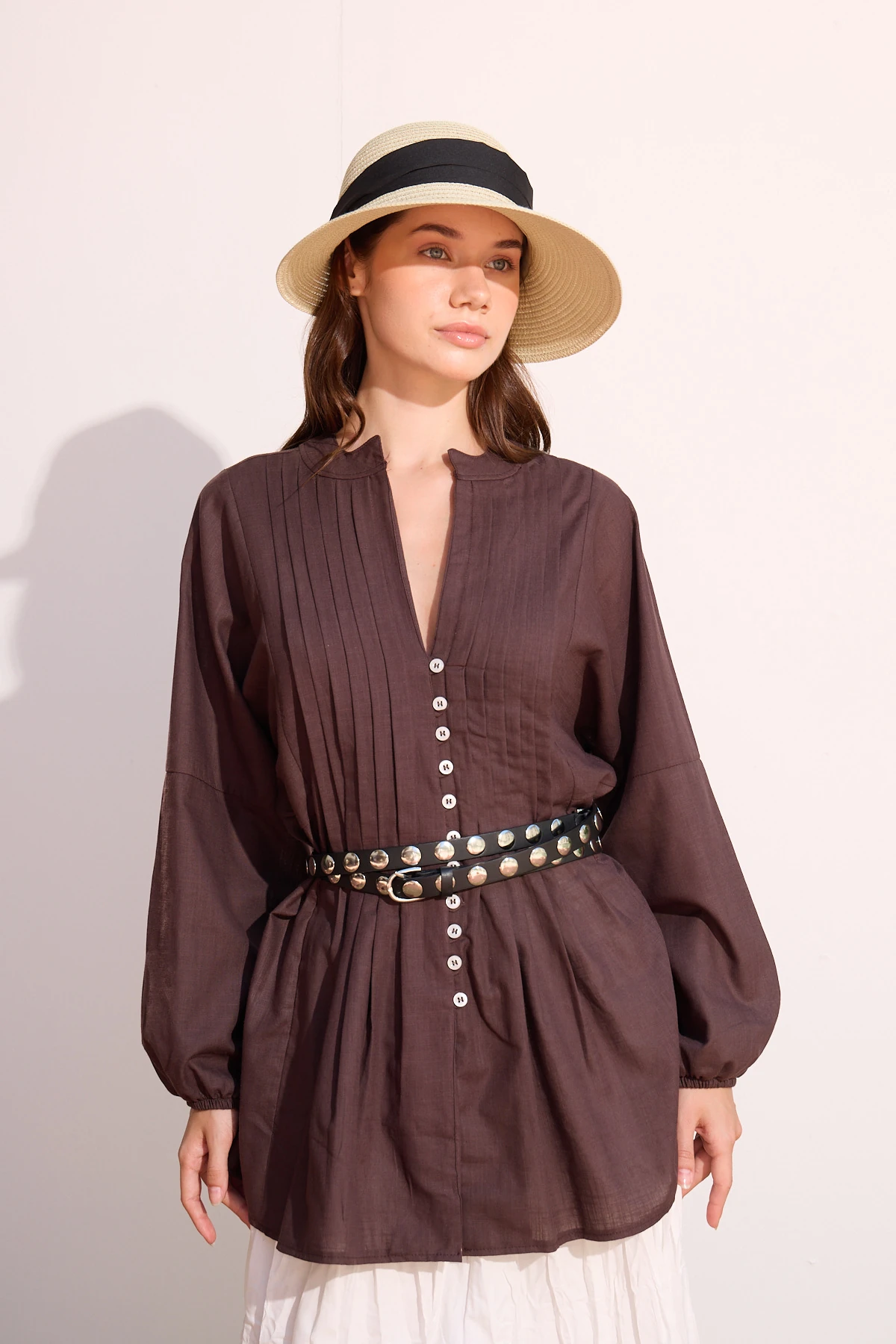 NERVÜRLÜ VUAL GÖMLEK