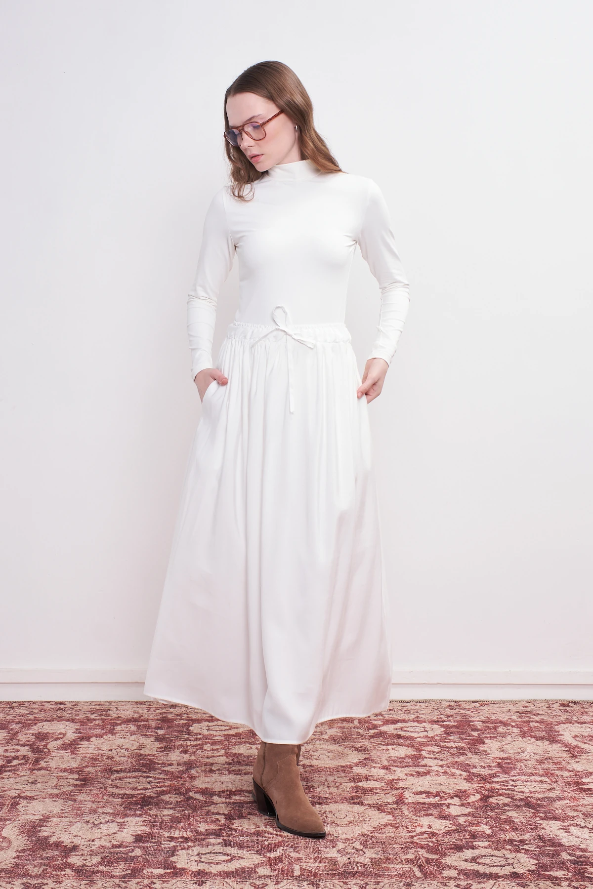 Beli Büzgülü Etek