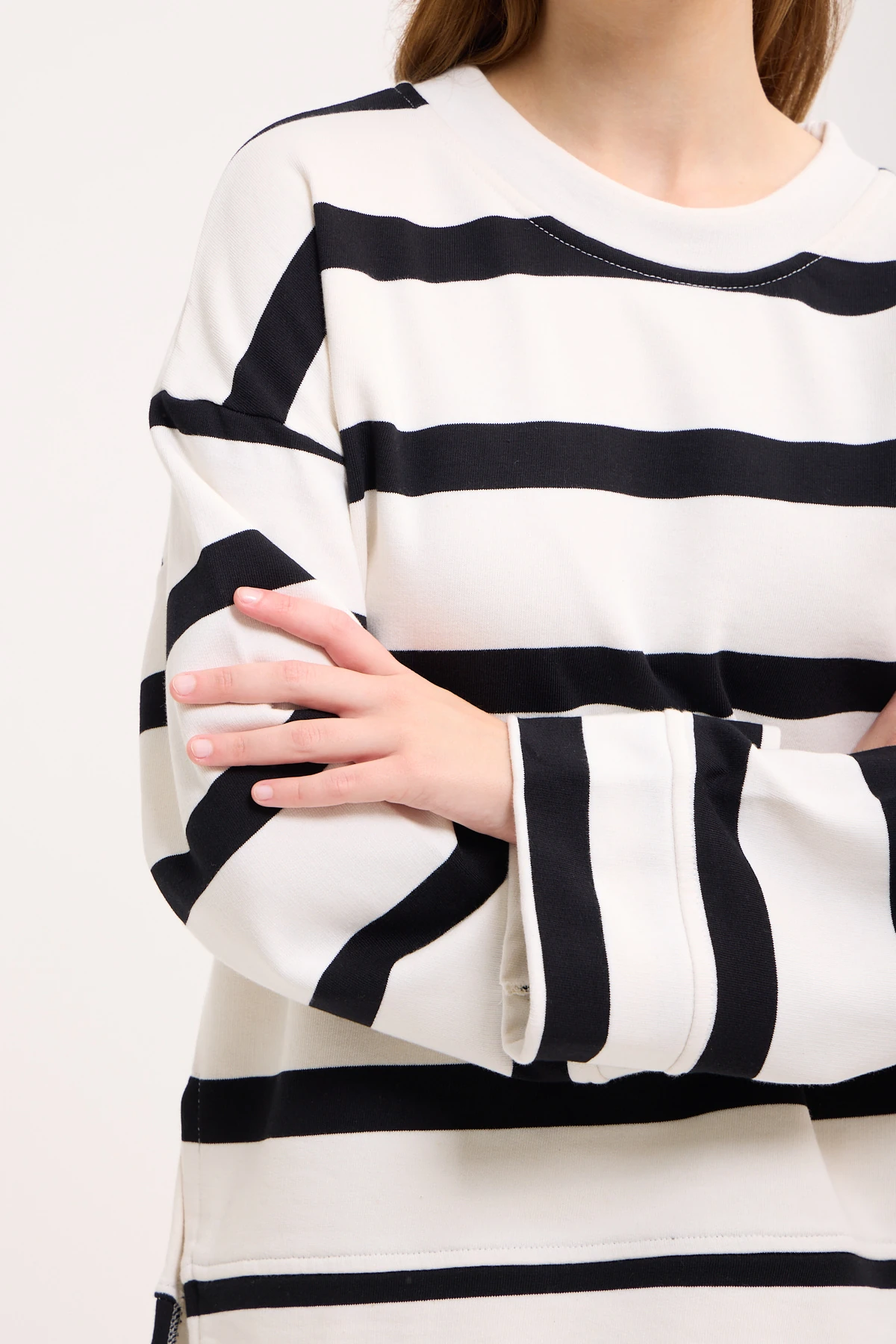 Çizgili Sweatshirt
