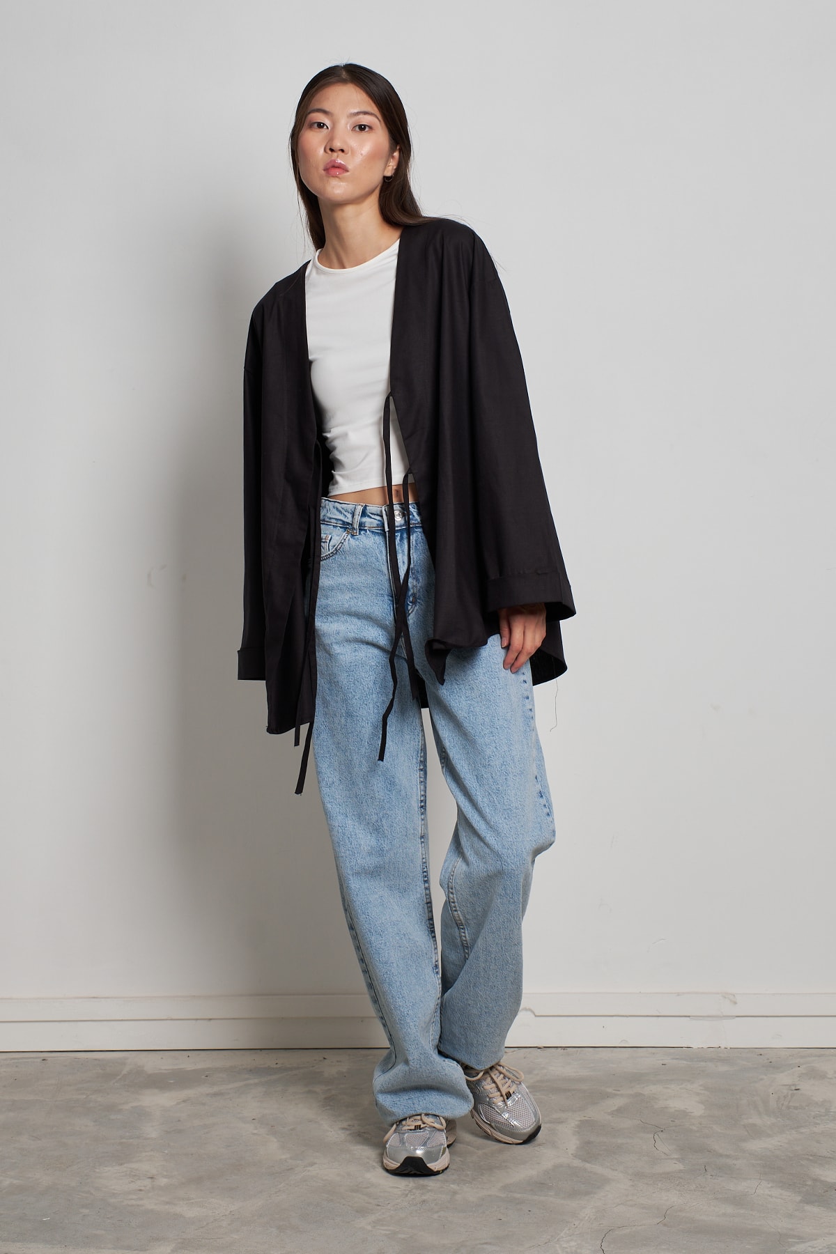 Bağlamalı Kimono Uzun