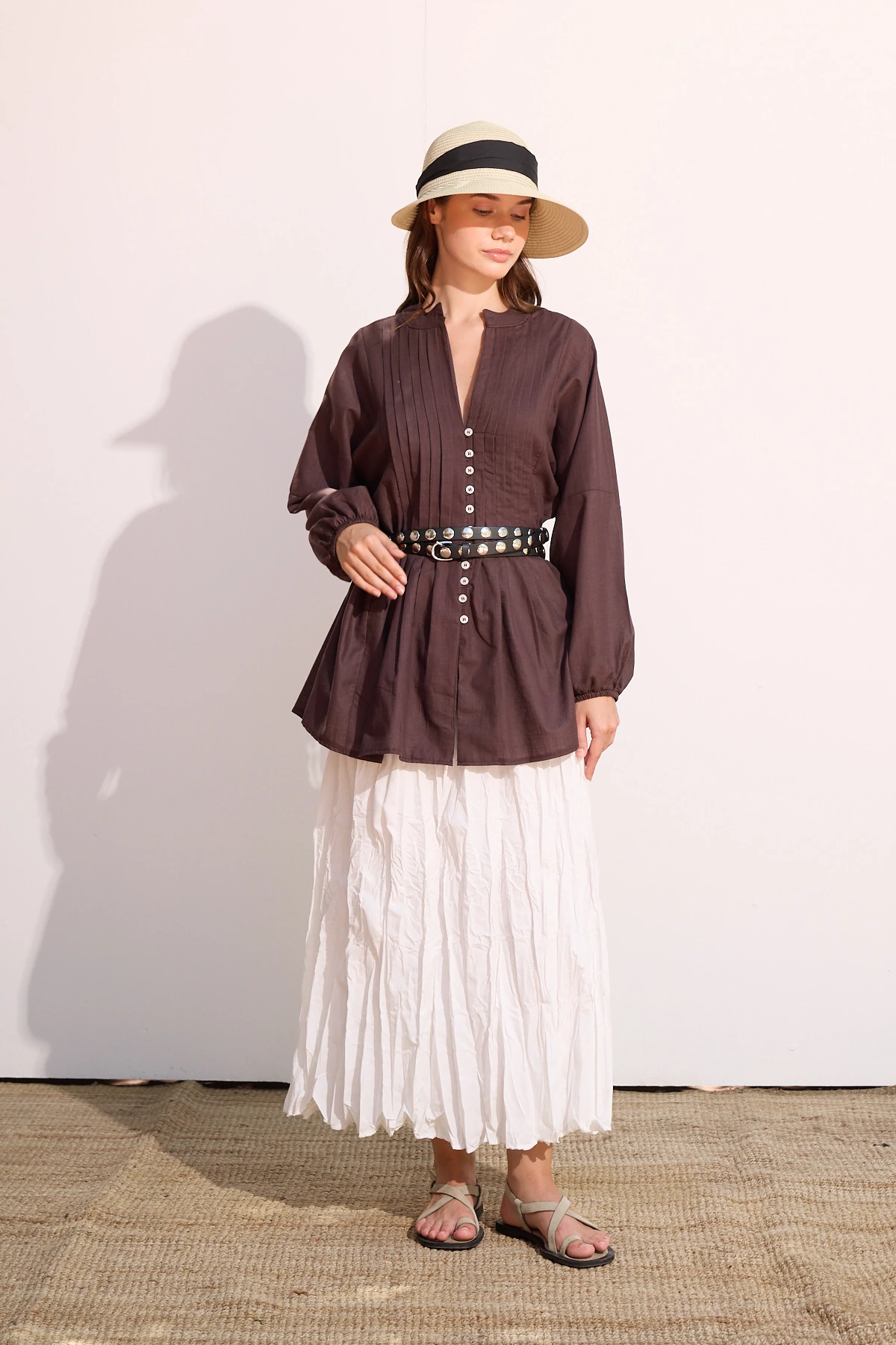 NERVÜRLÜ VUAL GÖMLEK