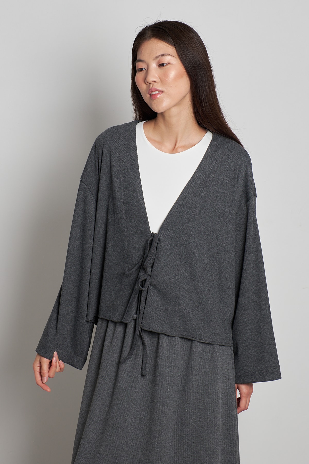 Ribana Bağcıklı Kimono